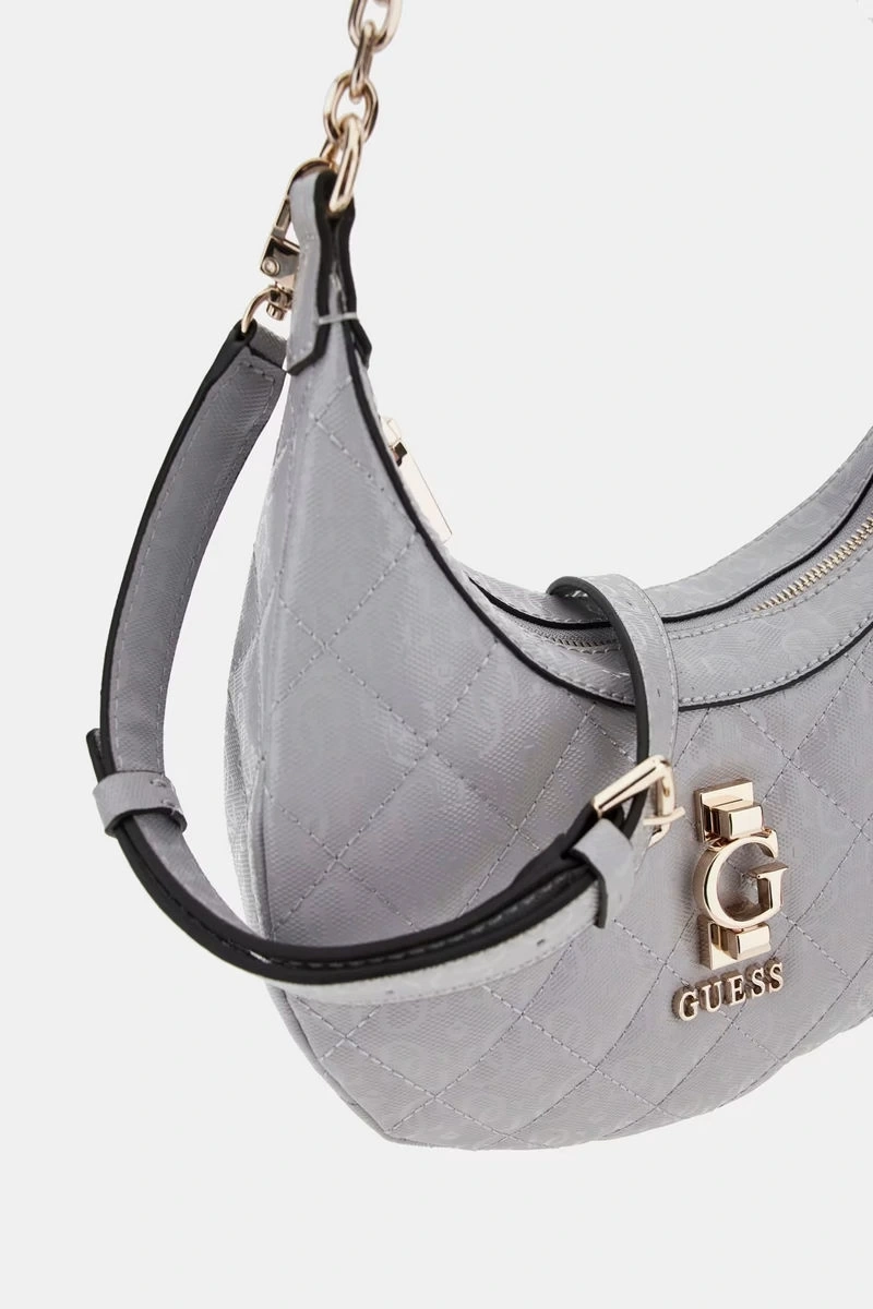 Guess Kadın Beyaz Bessey 4G Logolu Omuz Çantası