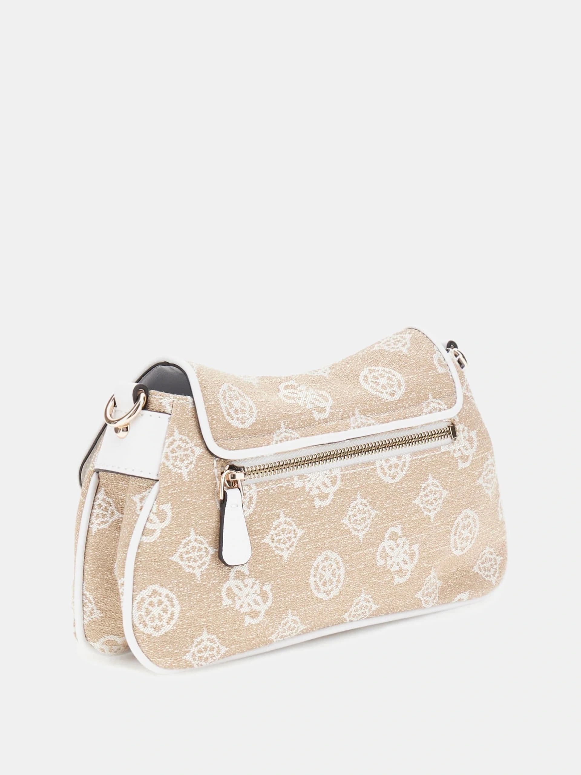 Guess Kadın Beyaz Beyza Flap Omuz Çantası