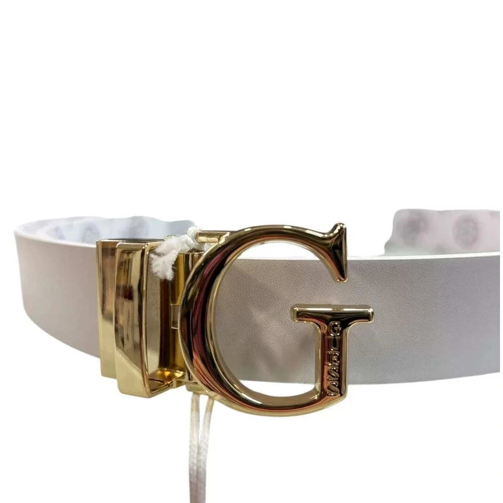 Guess Kadın Beyaz Erica Çift Taraflı Kemer