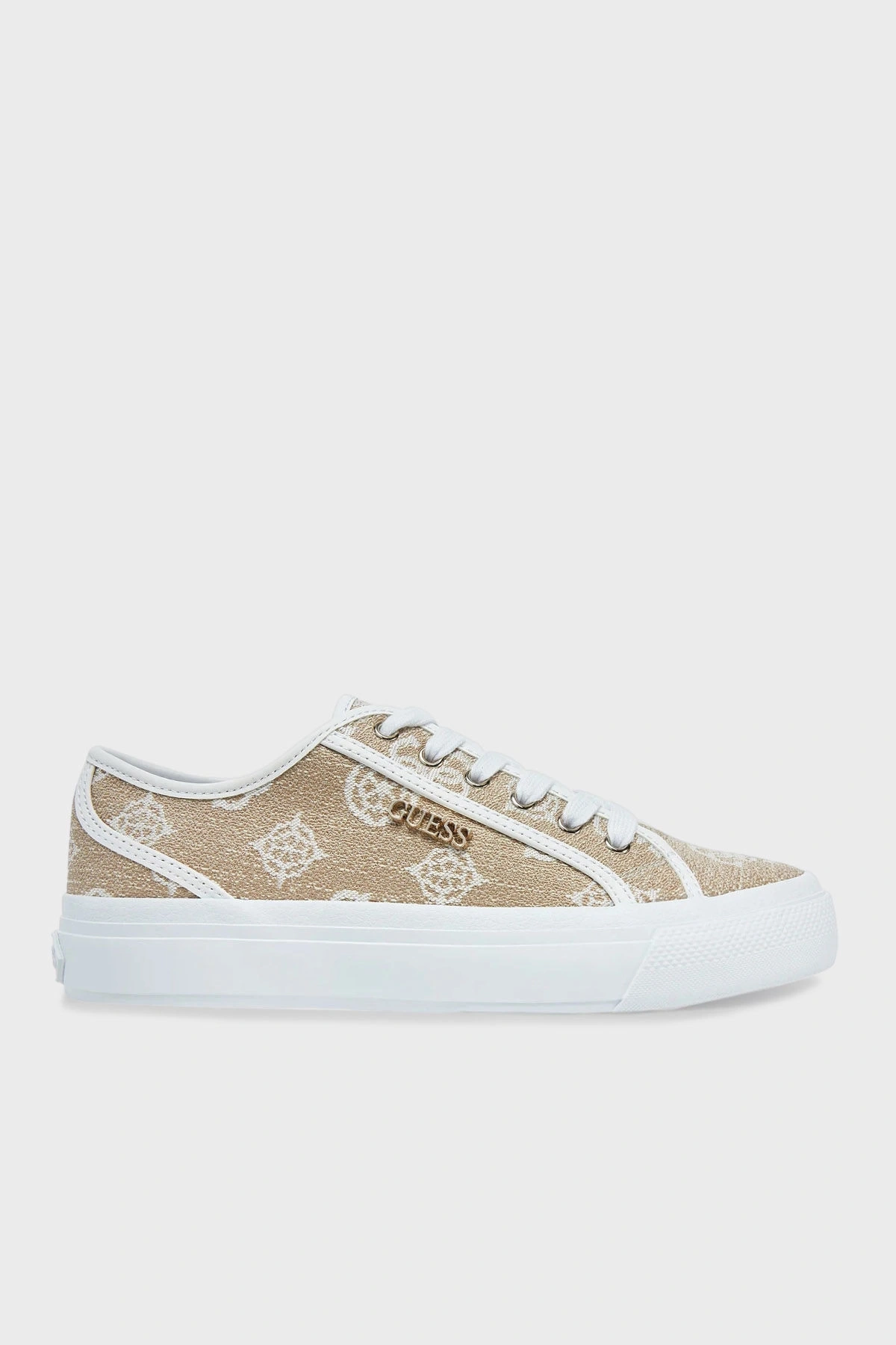 Guess Kadın Beyaz Jelexa 4G Logolu Sneaker