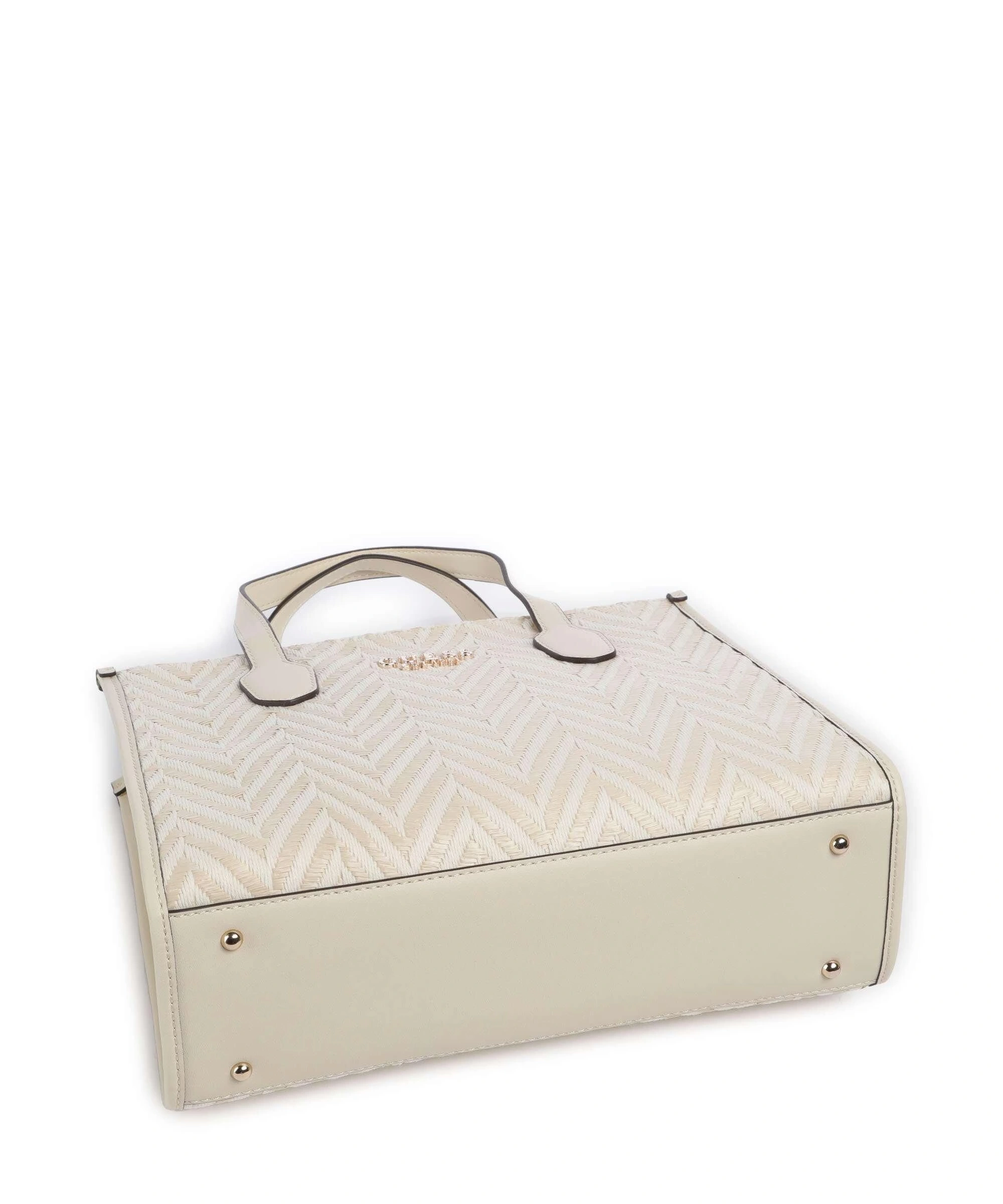 Guess Kadın Beyaz Silvana İki Bölmeli Tote Çanta