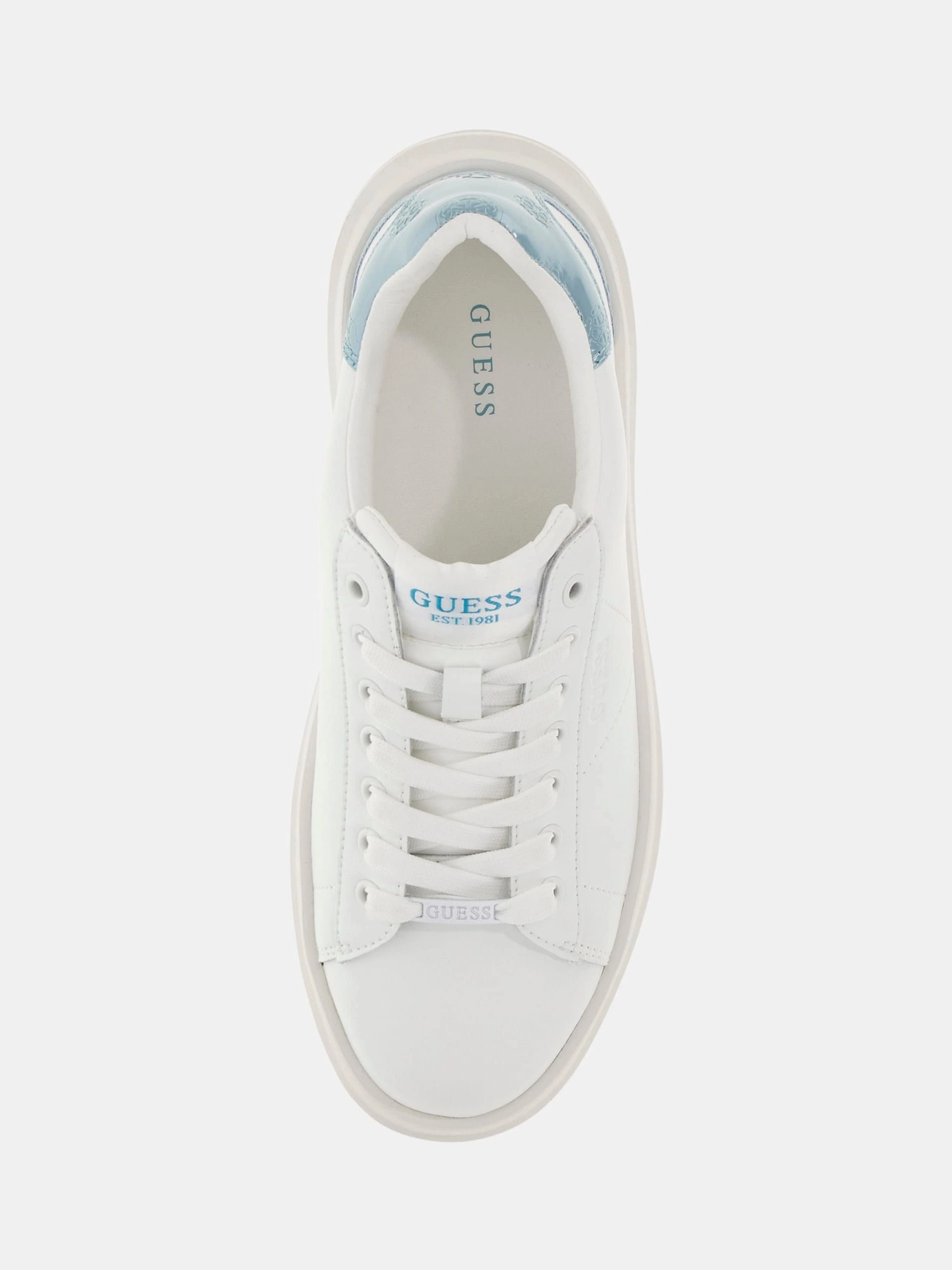 Guess Kadın Beyaz Elbina Hakiki Deri Sneaker