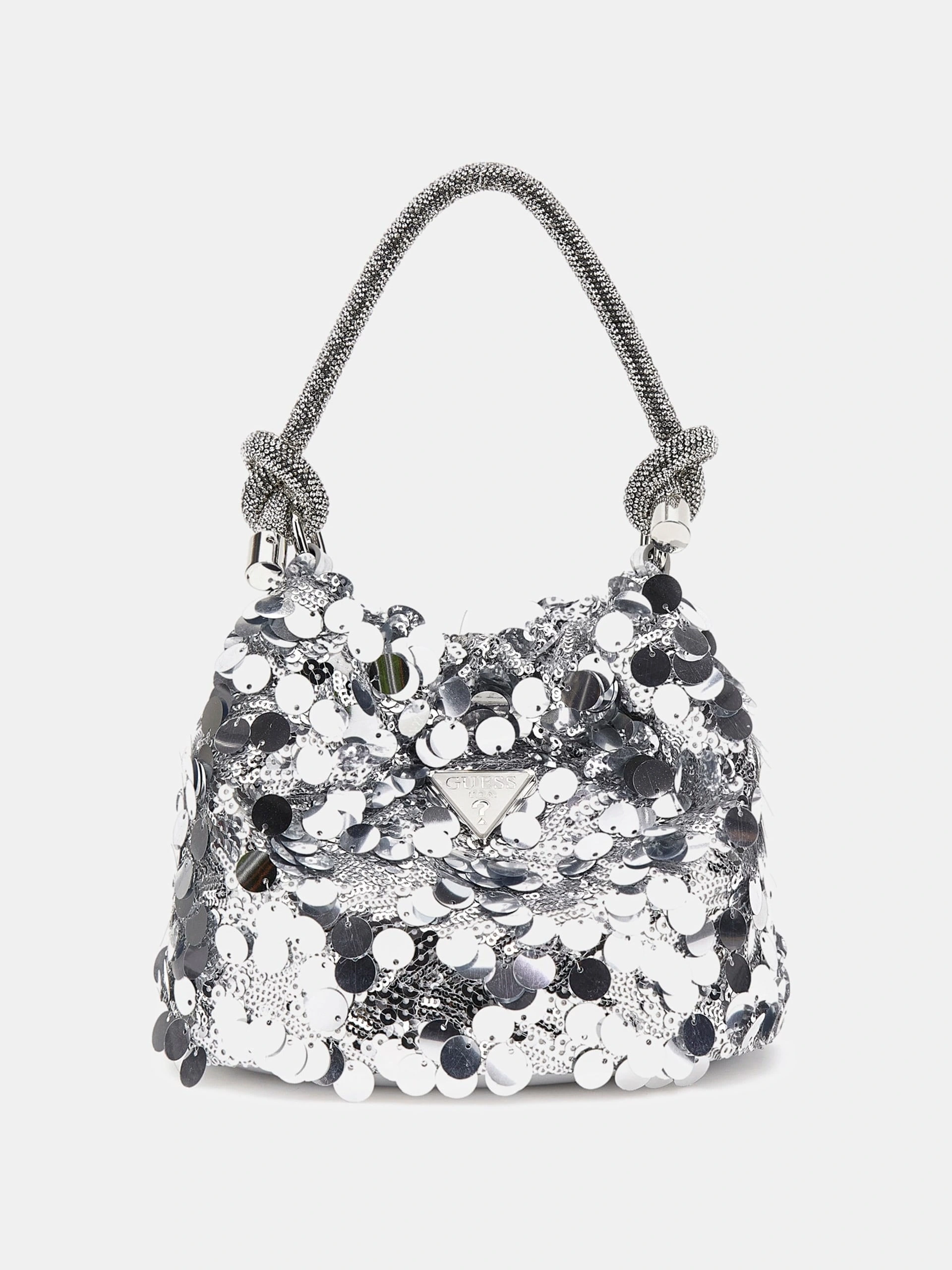 Guess Kadın Gri Holiday Shine El Saplı Portföy Çanta