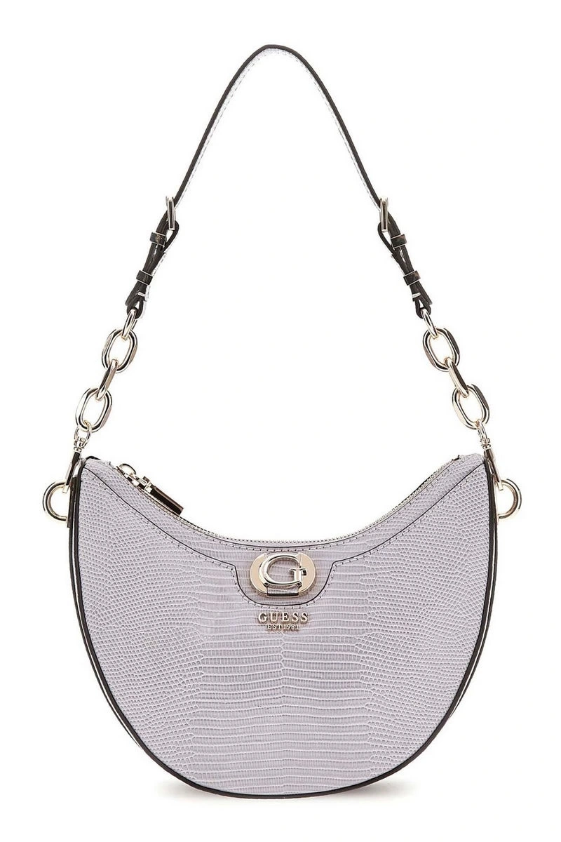 Guess Kadın Gri Orlina Desenli Omuz Çantası