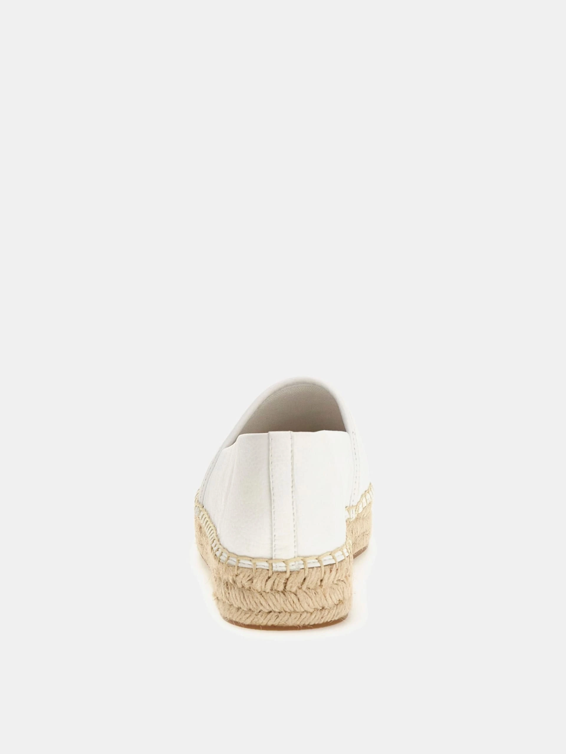 Guess Kadın Jolandon Beyaz Üçgen Logolu Espadril Babet