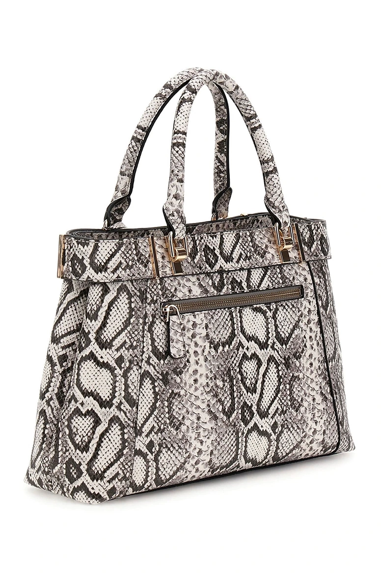 Guess Kadın Kahverengi Anadela Üç Bölmeli Satchel Çanta