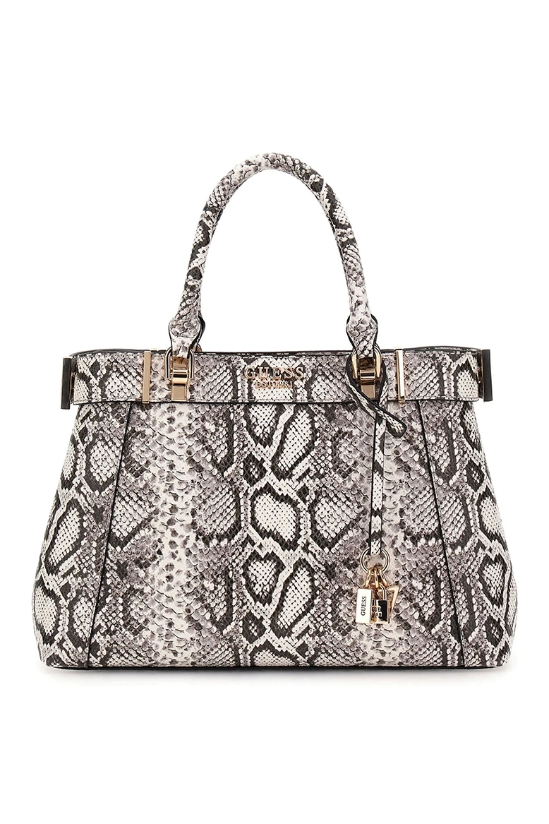Guess Kadın Kahverengi Anadela Üç Bölmeli Satchel Çanta