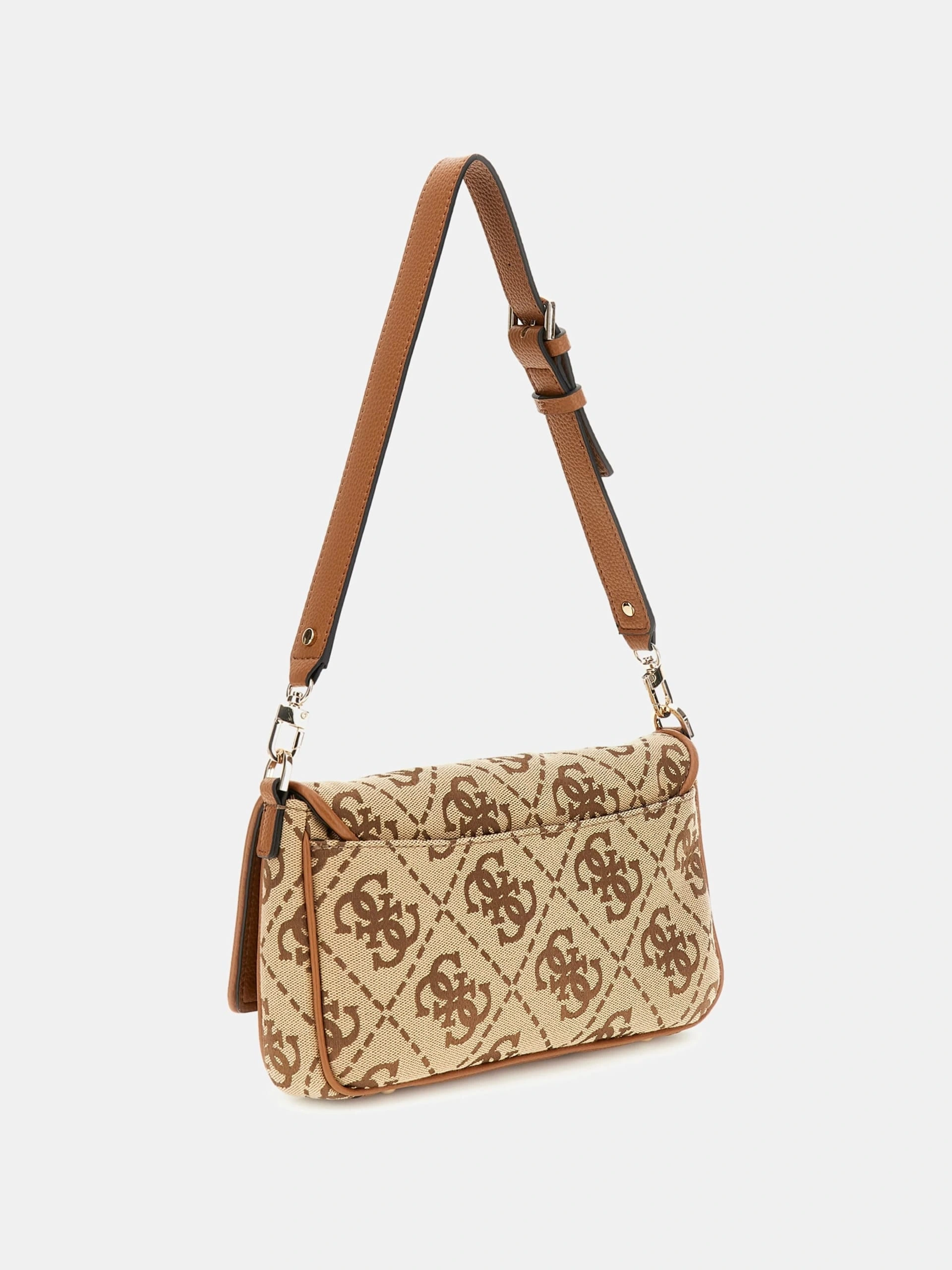 Guess Kadın Kahverengi Circe Flap Omuz Çantası