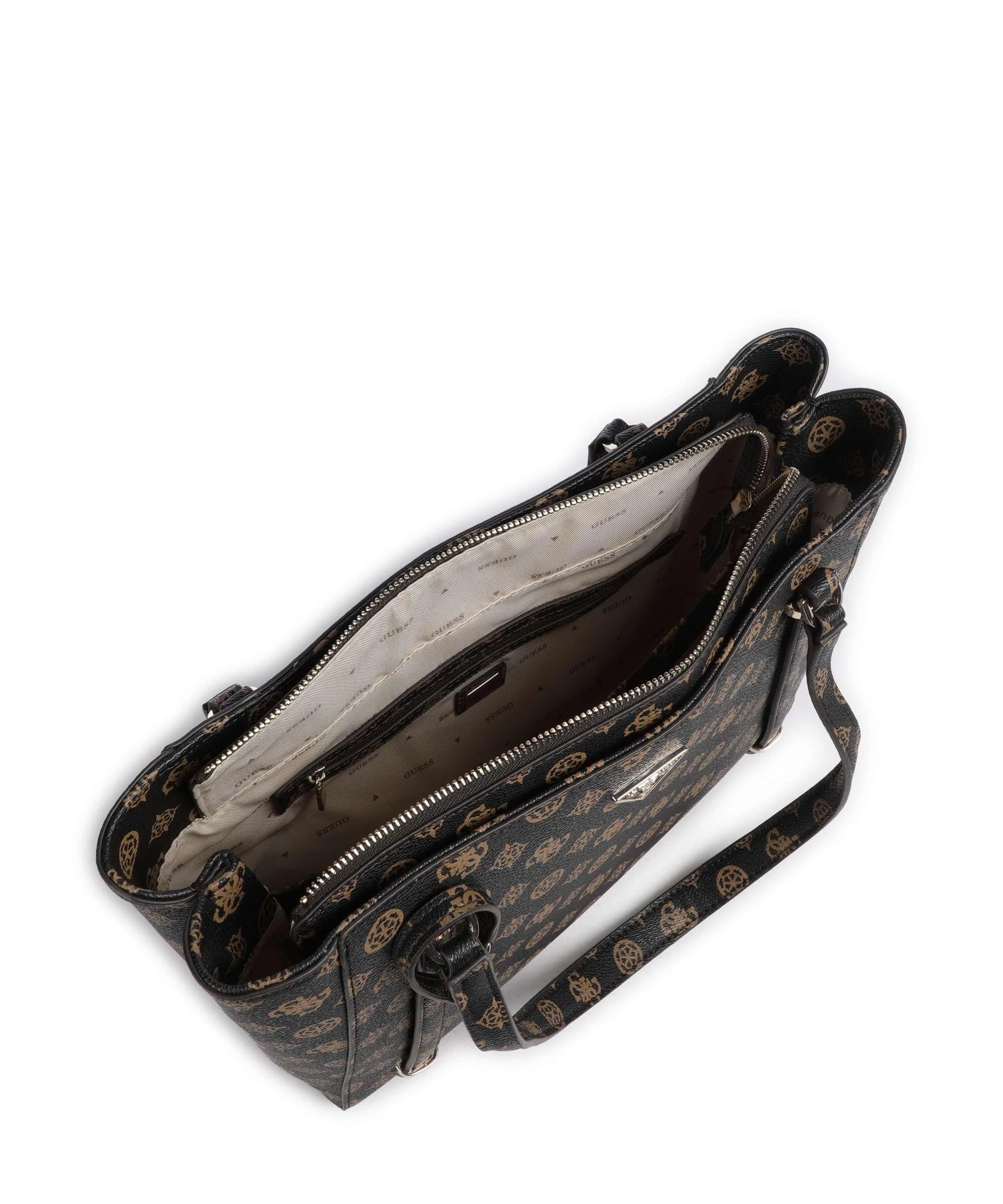 Guess Kadın Kahverengi Eco Erica Elite Tote Çanta