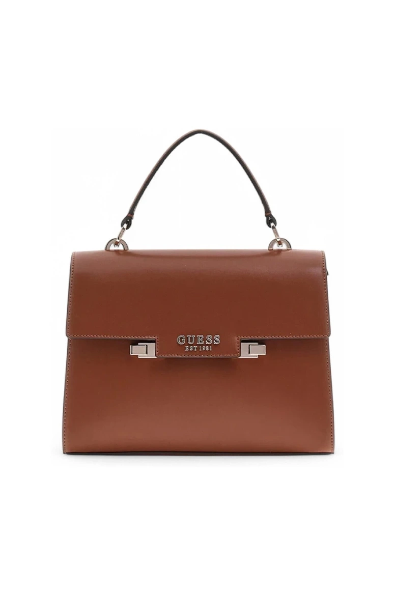 Guess Kadın Kahverengi Karamel Eco Aldith El Saplı Flap Çant