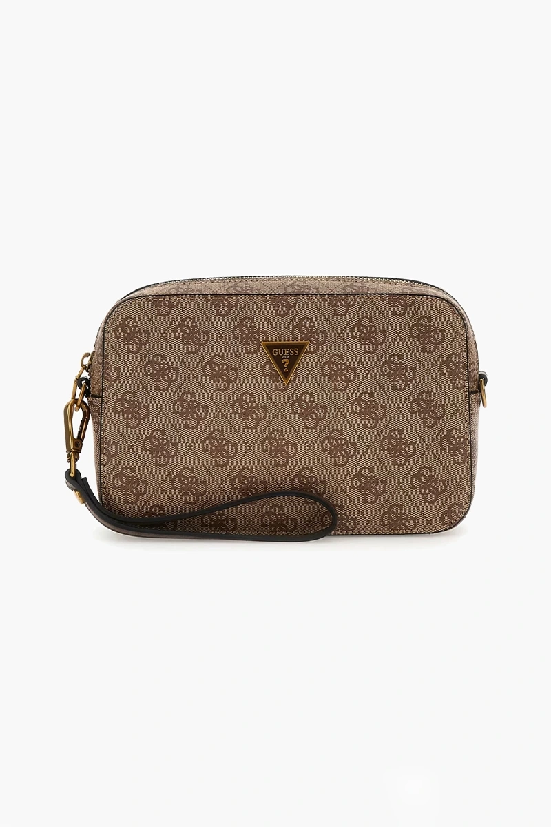 Guess Kadın Kahverengi Milano Mini Kamera Çantası