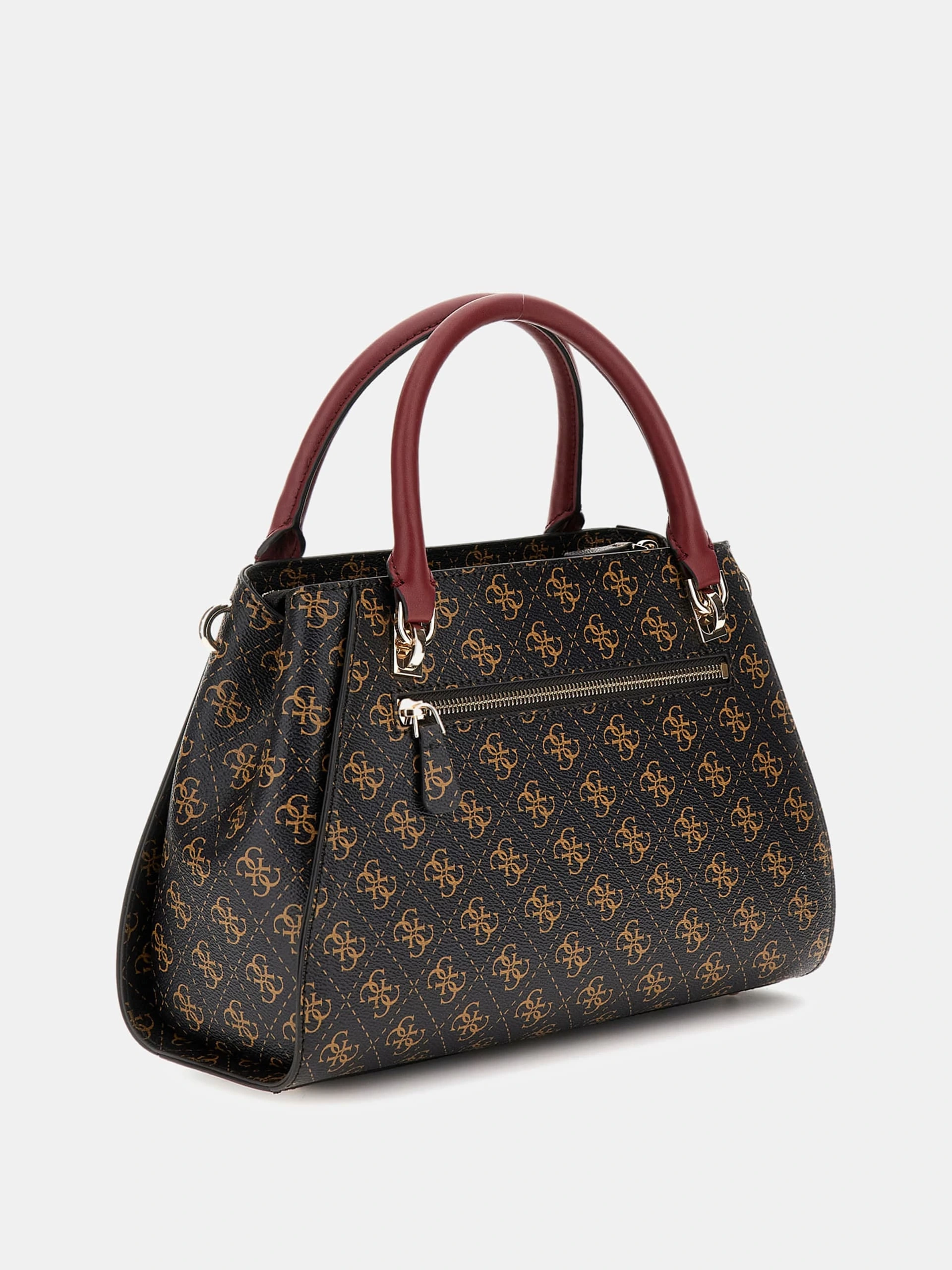 Guess Kadın Kahverengi Noelle Luxury Satchel Çanta