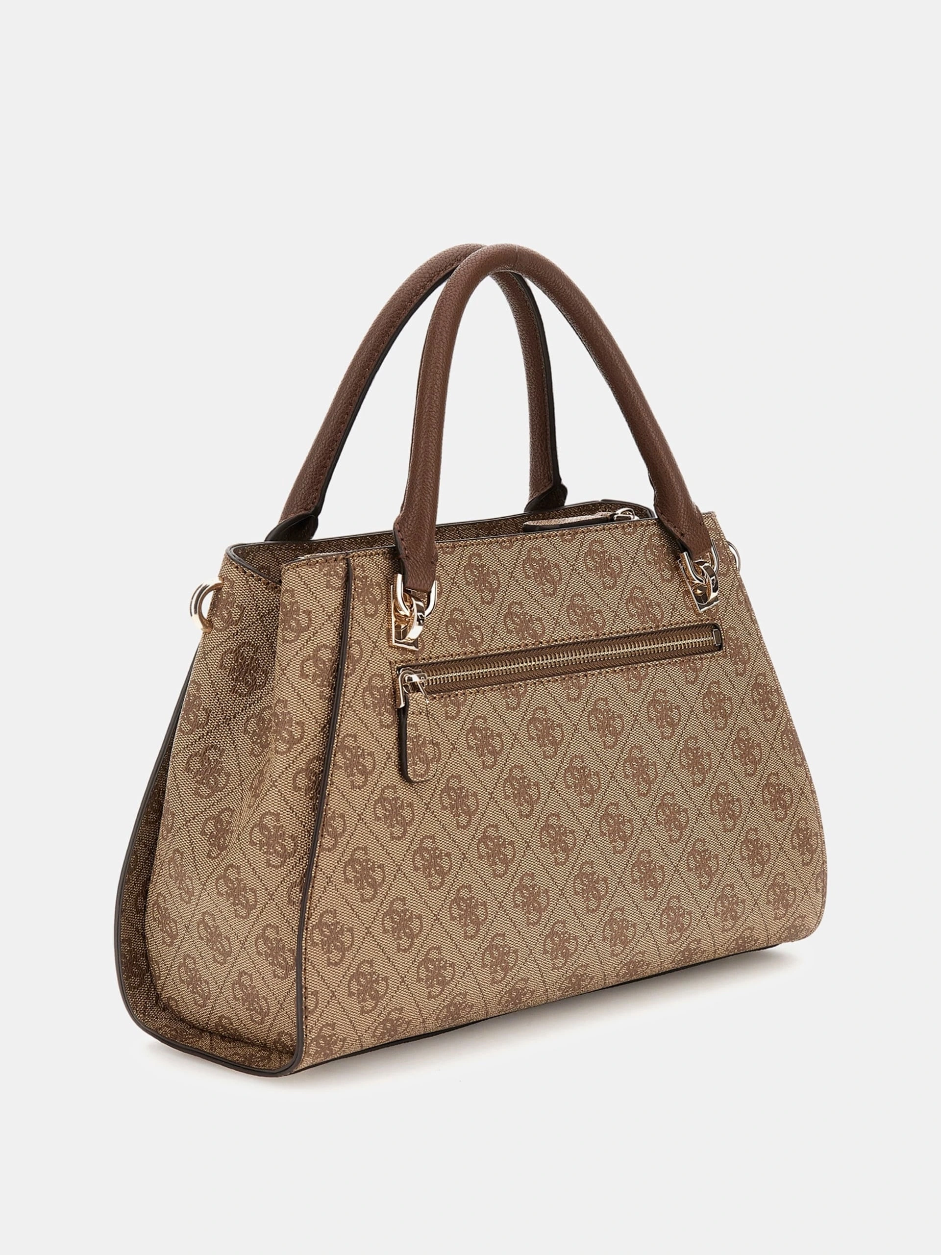 Guess Kadın Kahverengi Noelle Luxury Satchel Çanta