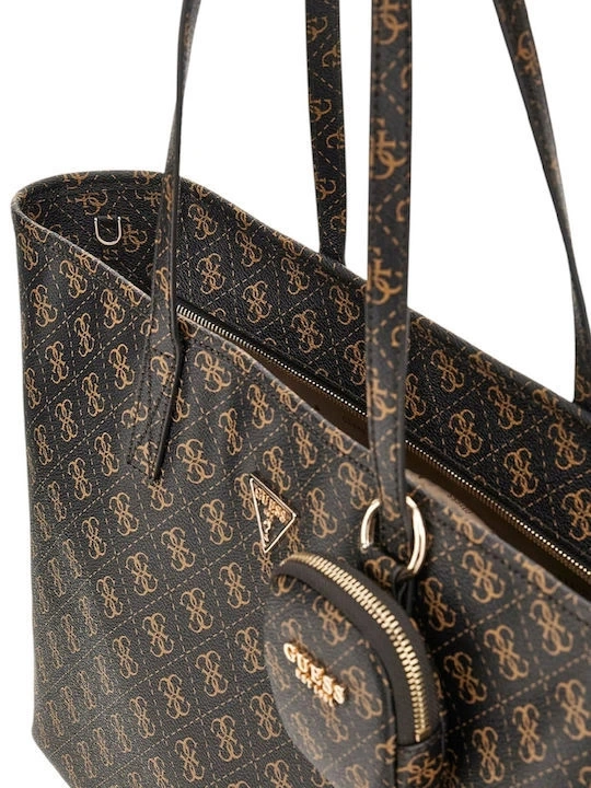 Guess Kadın Kahverengi Power Play Büyük Teknolojik Tote Çant