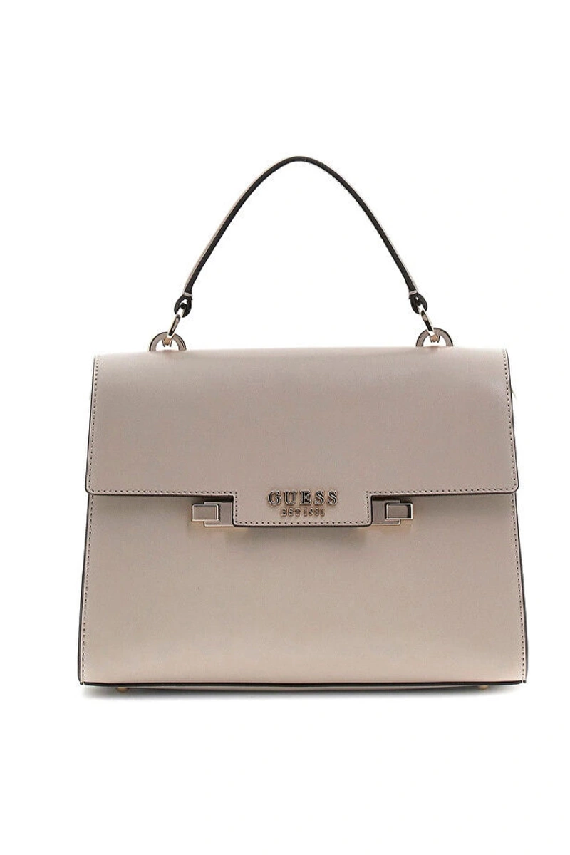 Guess Kadın Kahverengi Taba Eco Aldith El Saplı Flap Çanta