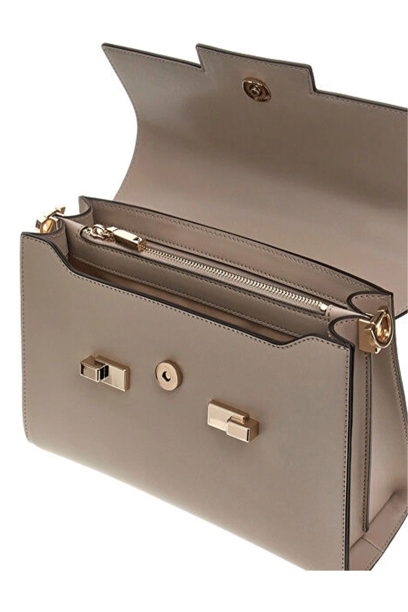 Guess Kadın Kahverengi Taba Eco Aldith El Saplı Flap Çanta