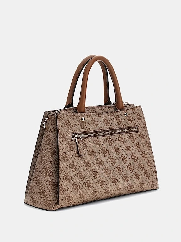 Guess Kadın Kahverengi Zamira Luxury Satchel Çanta