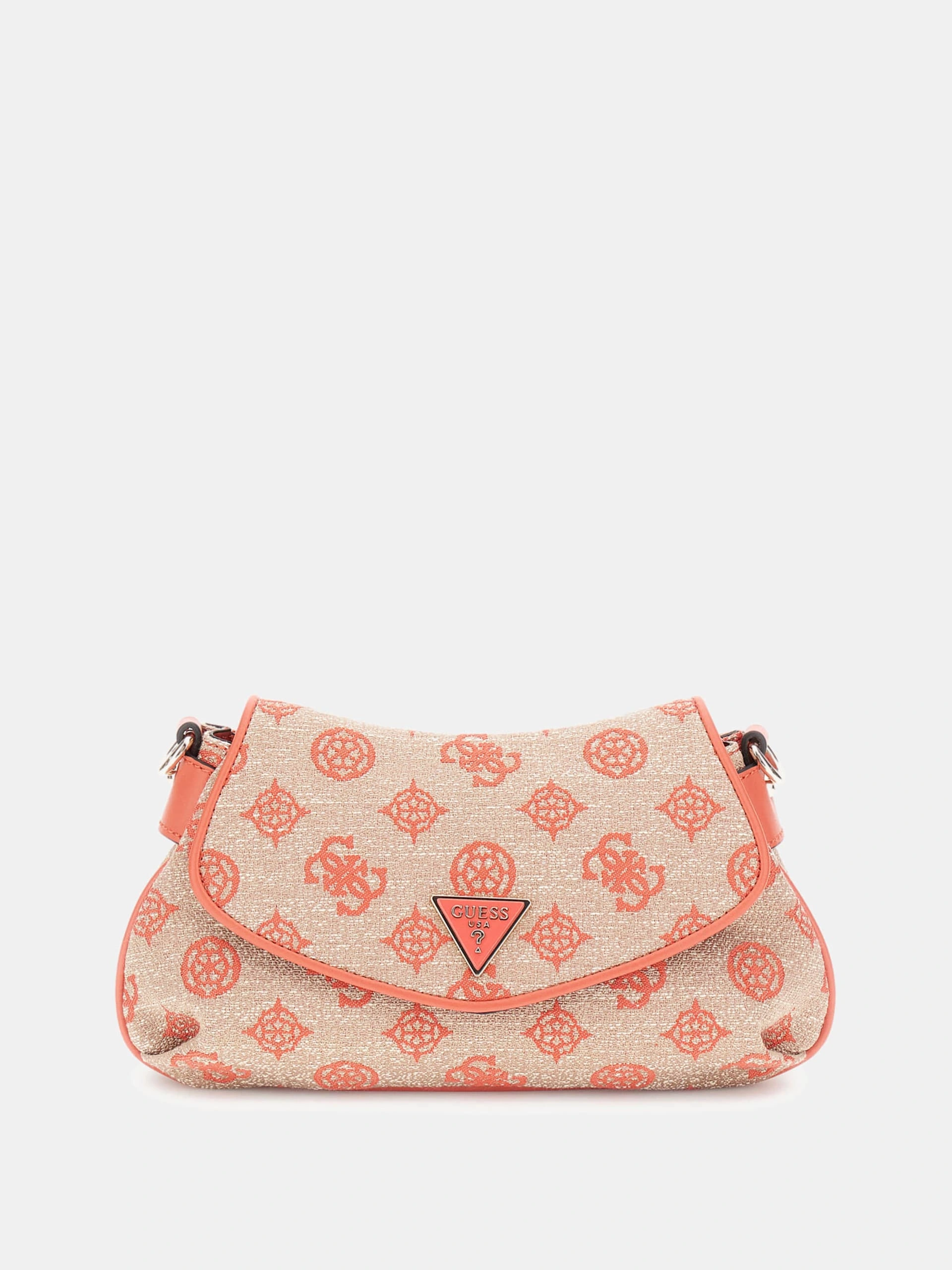 Guess Kadın Kahverengi Beyza Flap Omuz Çantası