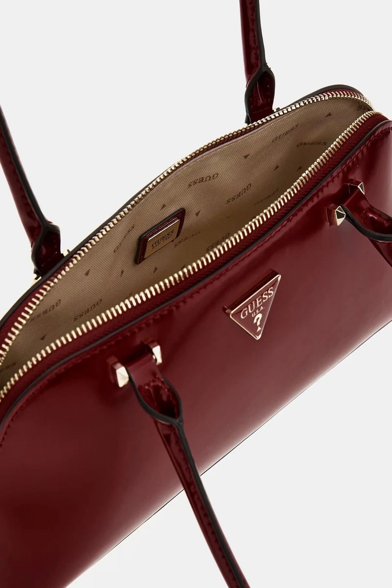 Guess Kadın Kırmızı Arnela Patent Omuz Çantası