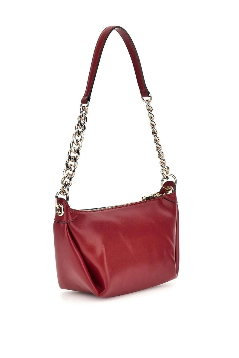 Guess Kadın Kırmızı Eco Evaine Omuz Çantası