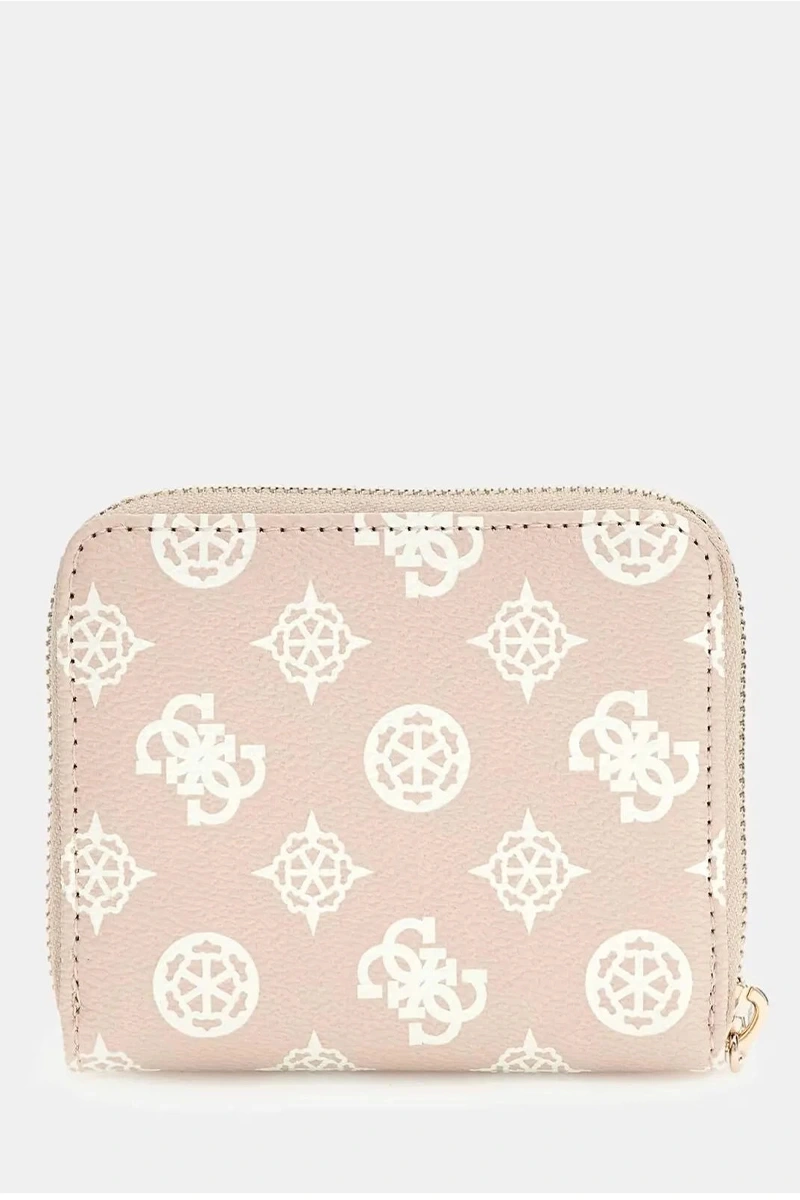 Guess Kadın Bej Laurel Küçük Fermuarlı Cüzdan