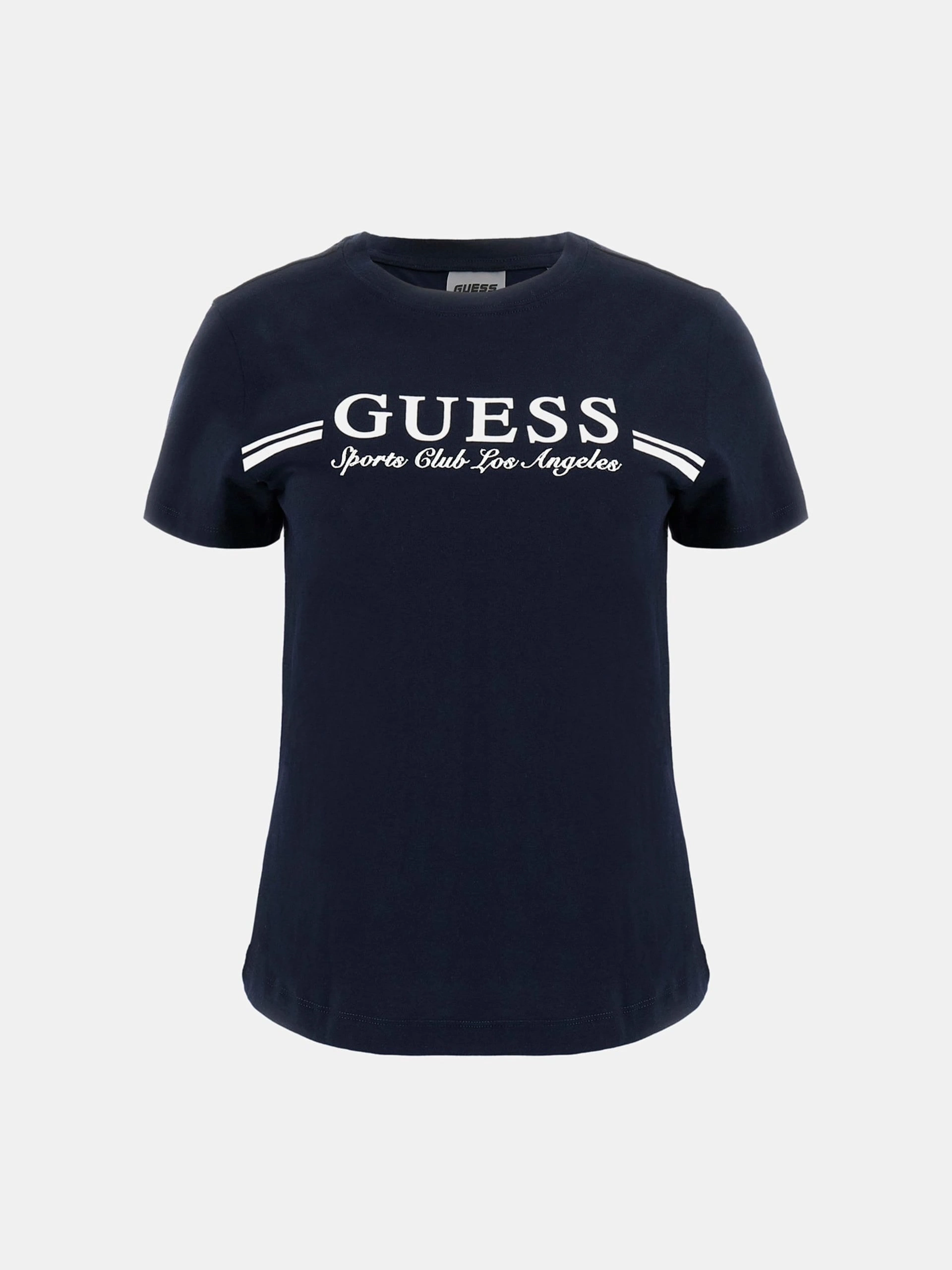 Guess Kadın Lacivert Kısa Kollu Tişört
