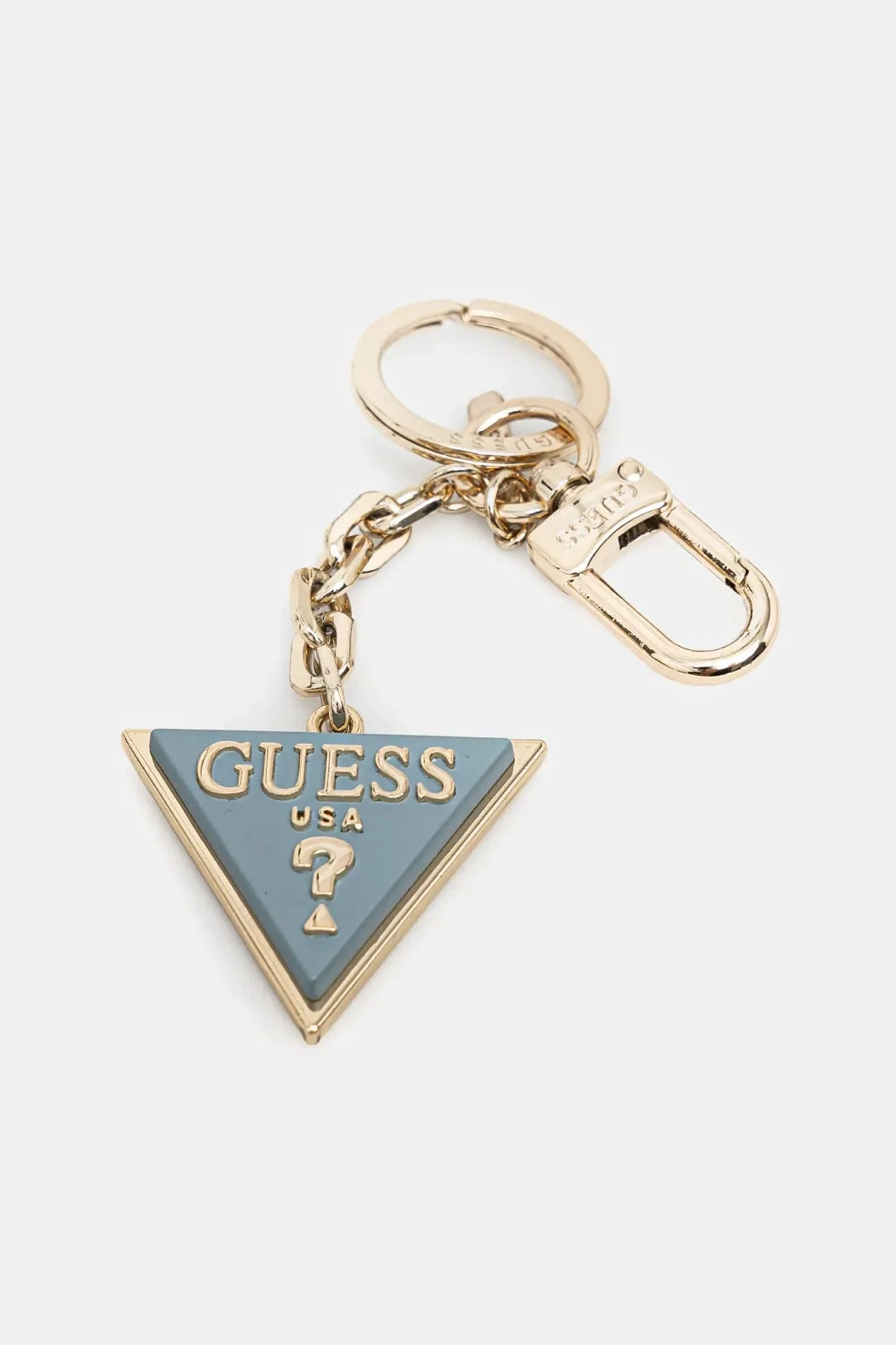 Guess Kadın Mavi Beyaz Logolu Anahtarlık