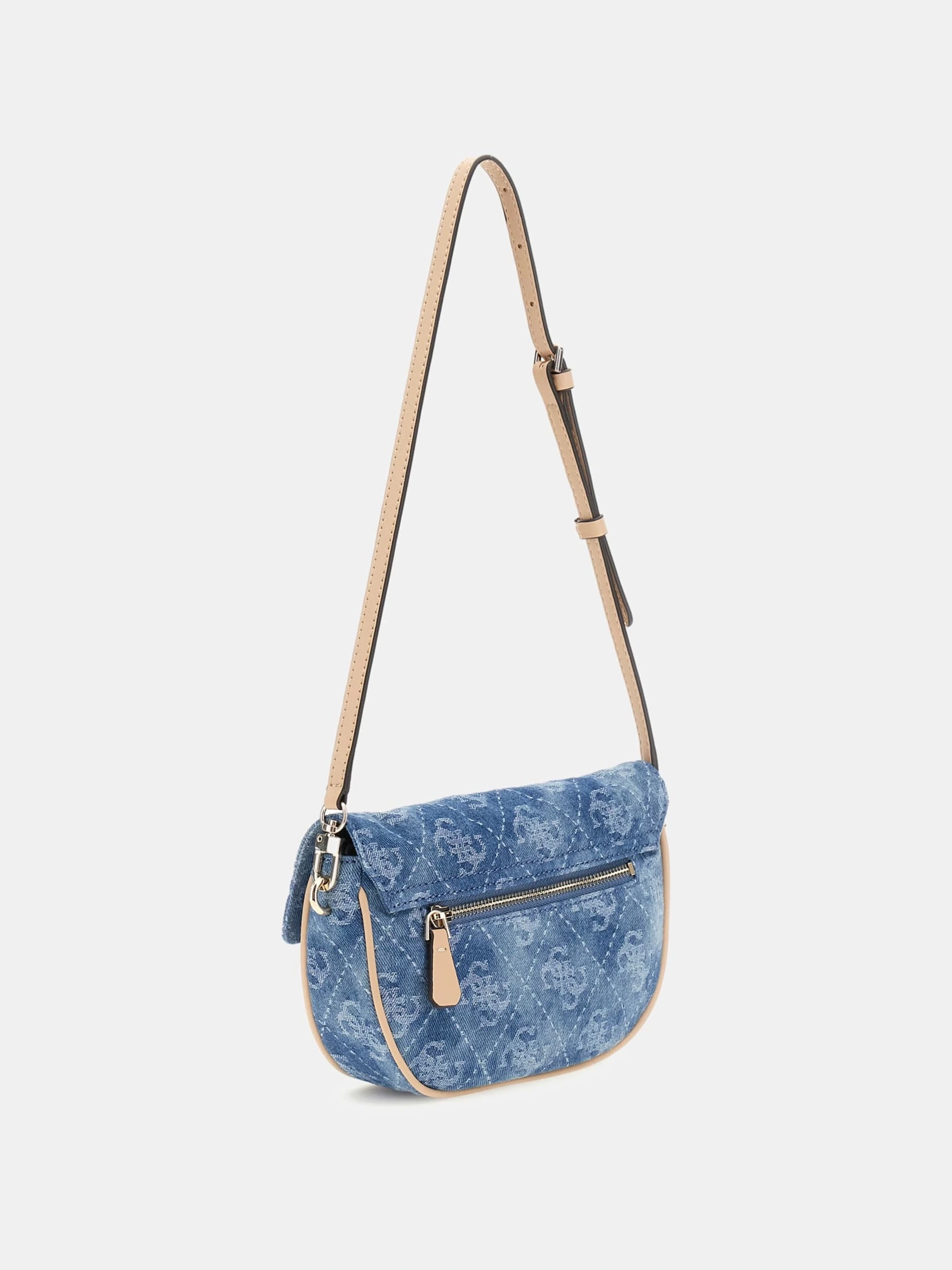 Guess Kadın Mavi Cerelia Flap Kapaklı Omuz Çantası