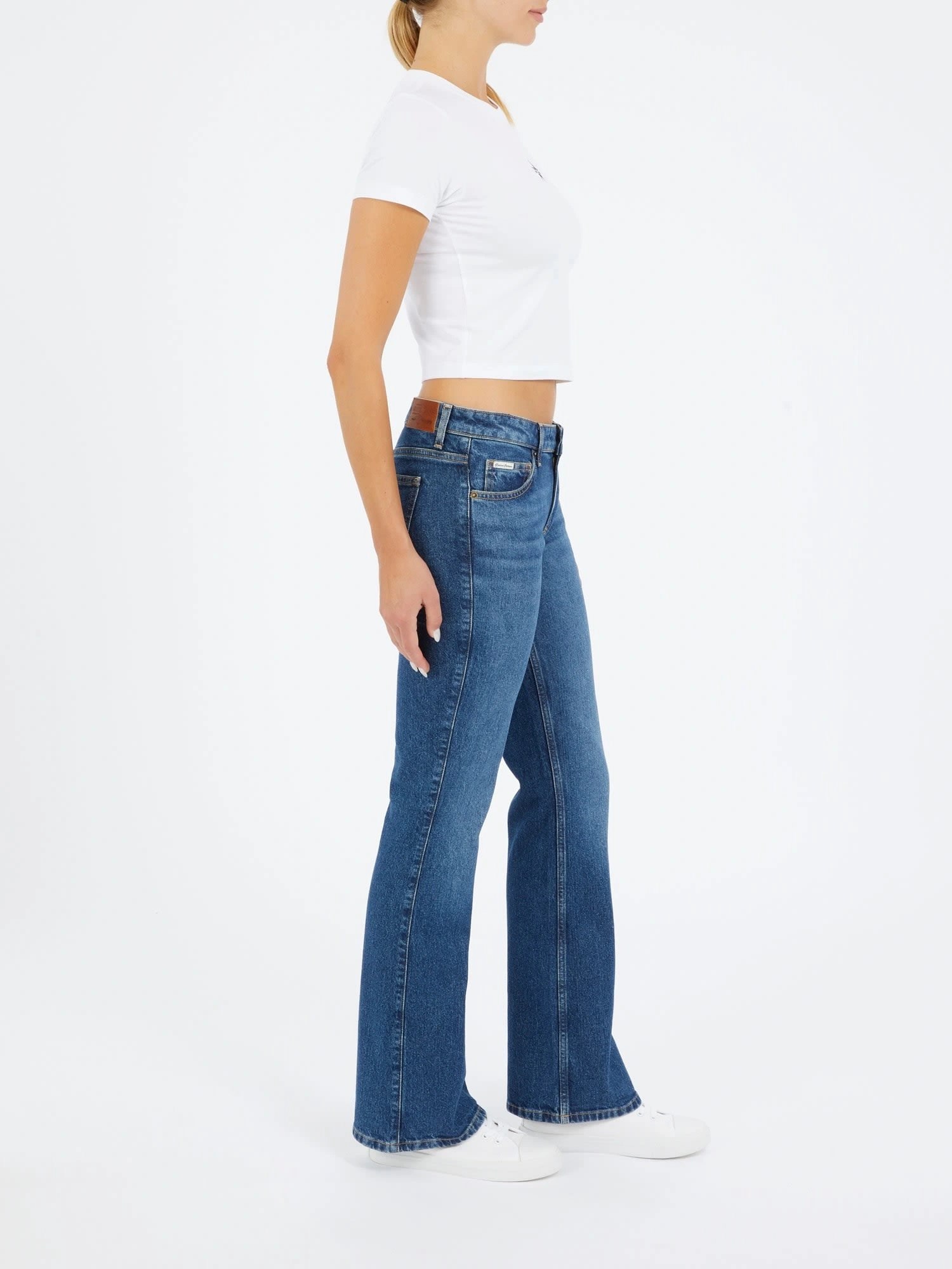 Guess Kadın Mavi G09 Bootcut Jean Kot Pantolon