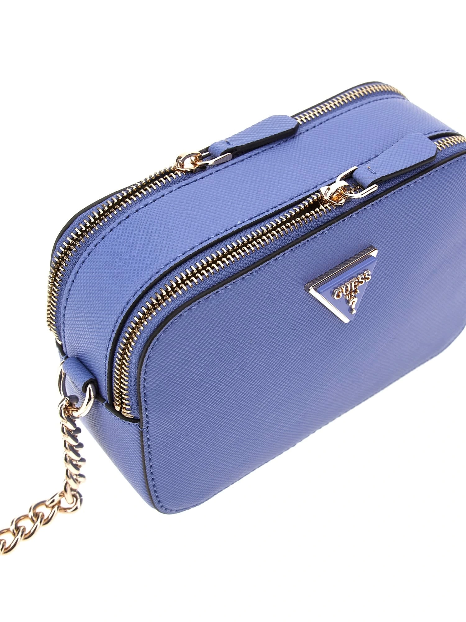 Guess Kadın Mavi Noelle Crossbody Kamera Çanta