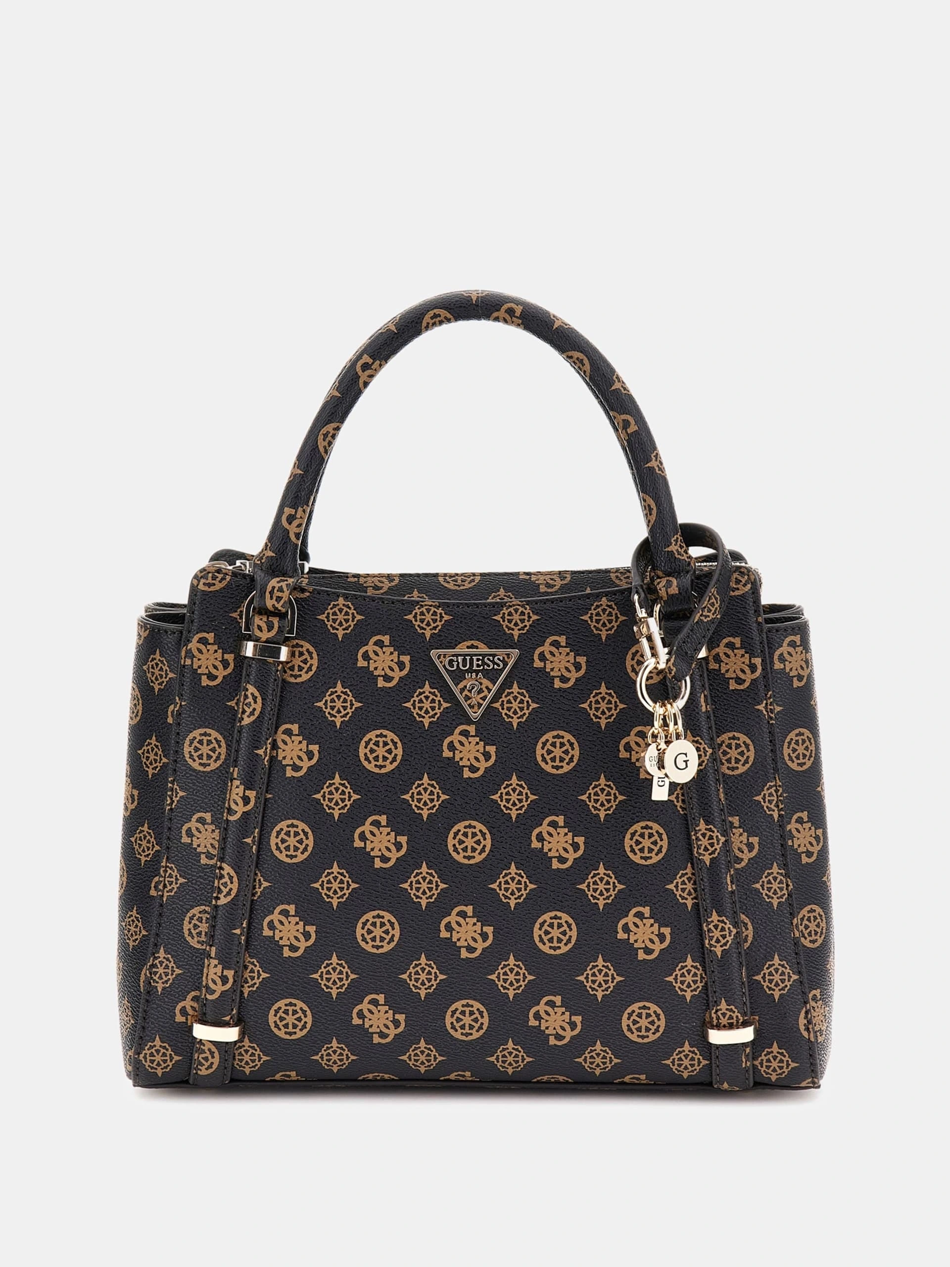 Guess Kadın Kahverengi Eco Erica İki Bölmeli Satchel Çanta