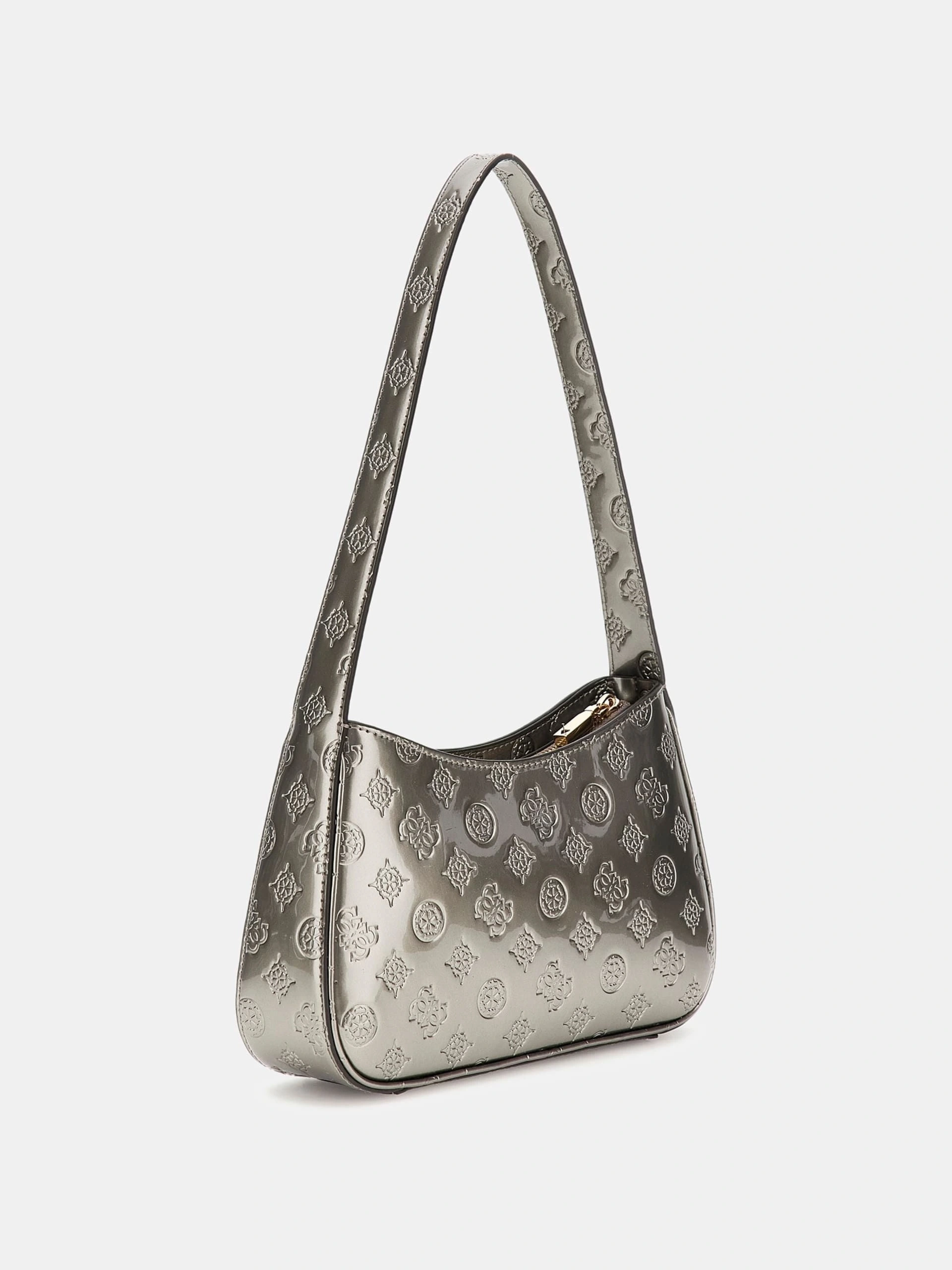 Guess Kadın Arnela Üstten Fermuarlı Omuz Çantası