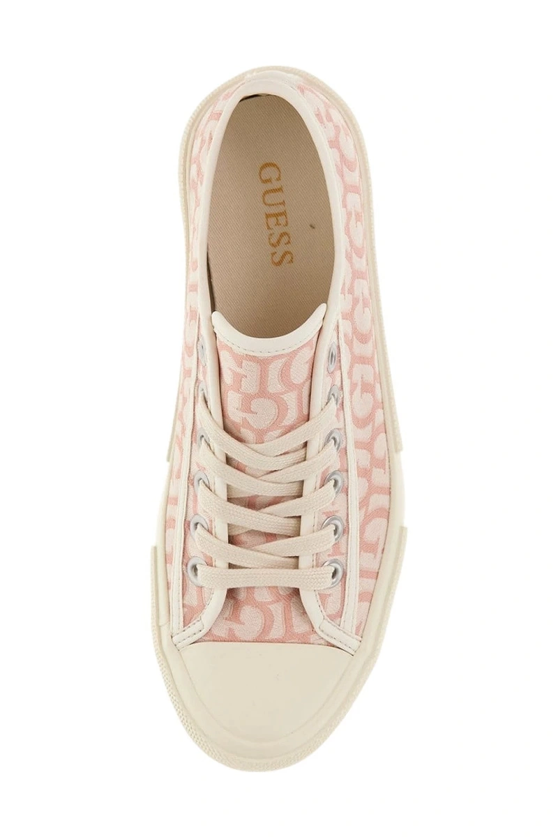 Guess Kadın Pembe Carey  Logolu Sneaker