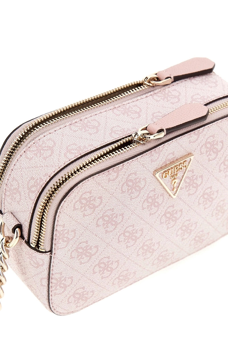 Guess Kadın Pembe Noelle Crossbody Kamera Çanta