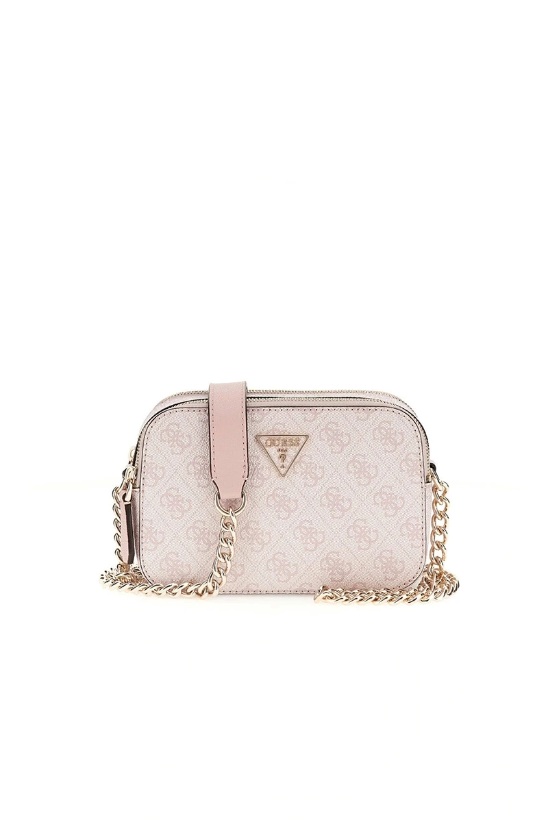 Guess Kadın Pembe Noelle Crossbody Kamera Çanta