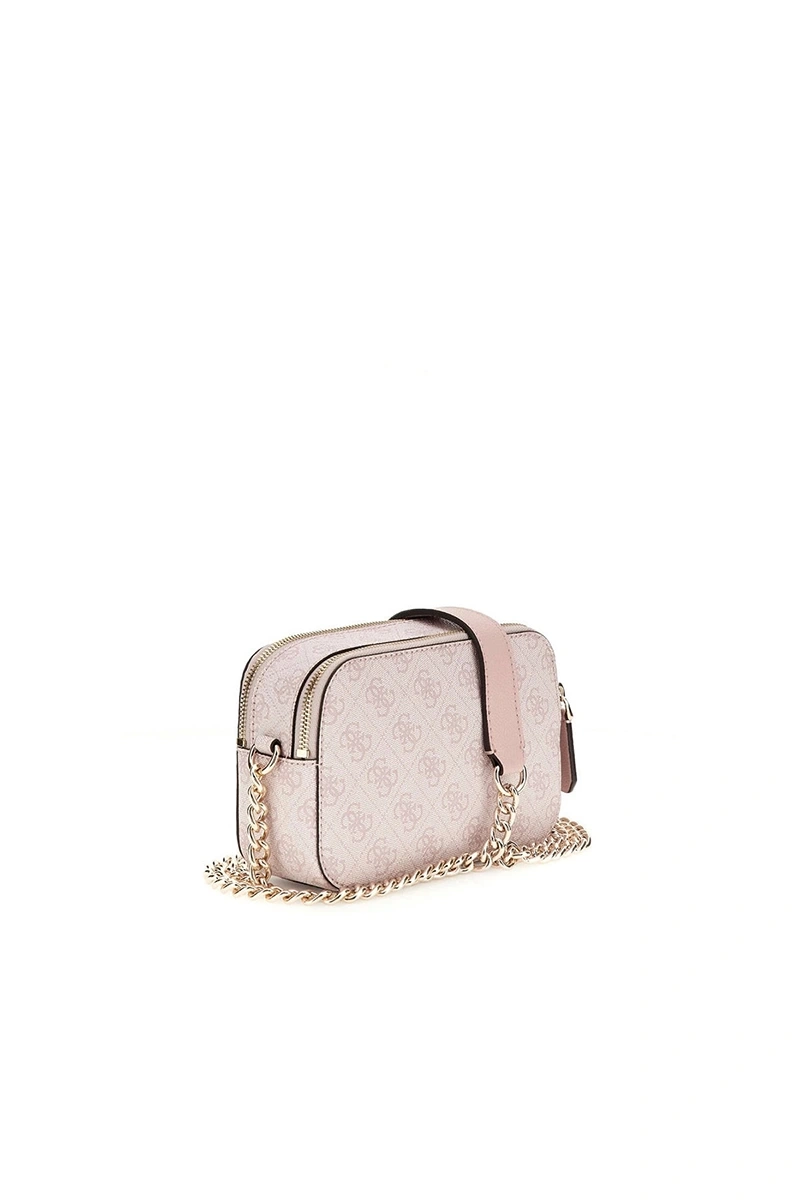 Guess Kadın Pembe Noelle Crossbody Kamera Çanta