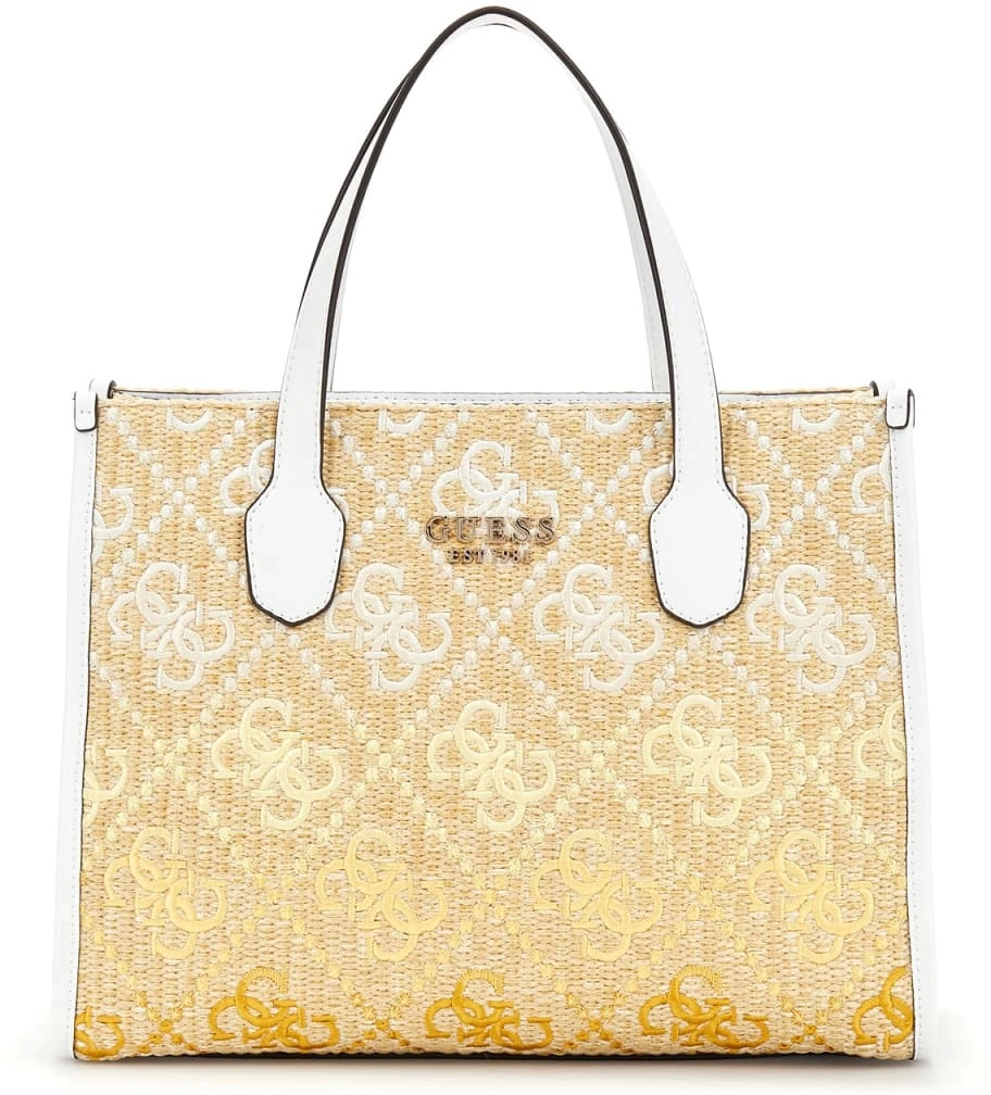 Guess Kadın Pembe Silvana İki Bölmeli Tote Çanta