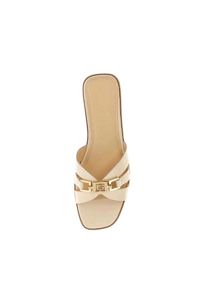 Guess Kadın Realla Krem Sandalet
