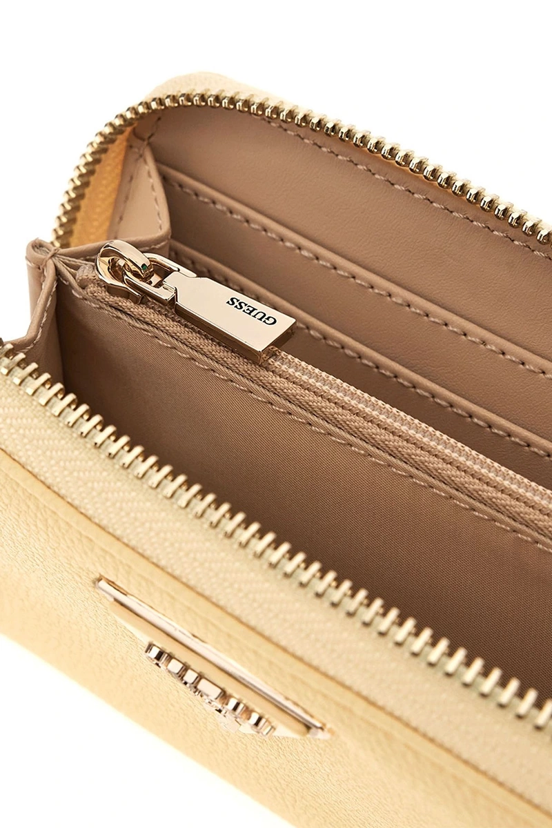 Guess Kadın Sarı Laurel Orta Boy Fermuarlı Cüzdan