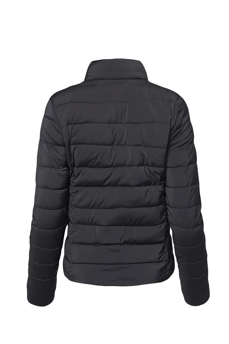 Guess Kadın Ağır Dokulu Streç Kumaş Siyah Şişme Mont