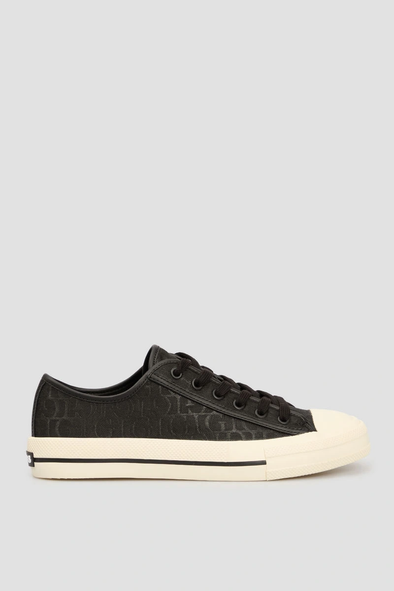 Guess Kadın Siyah Allover Logolu Sneaker