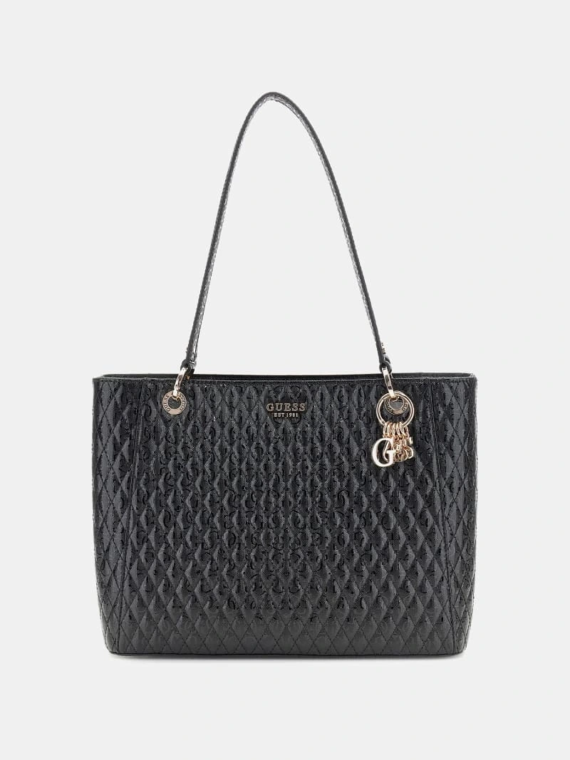 Guess Kadın Siyah Betula Noel Tote Çanta