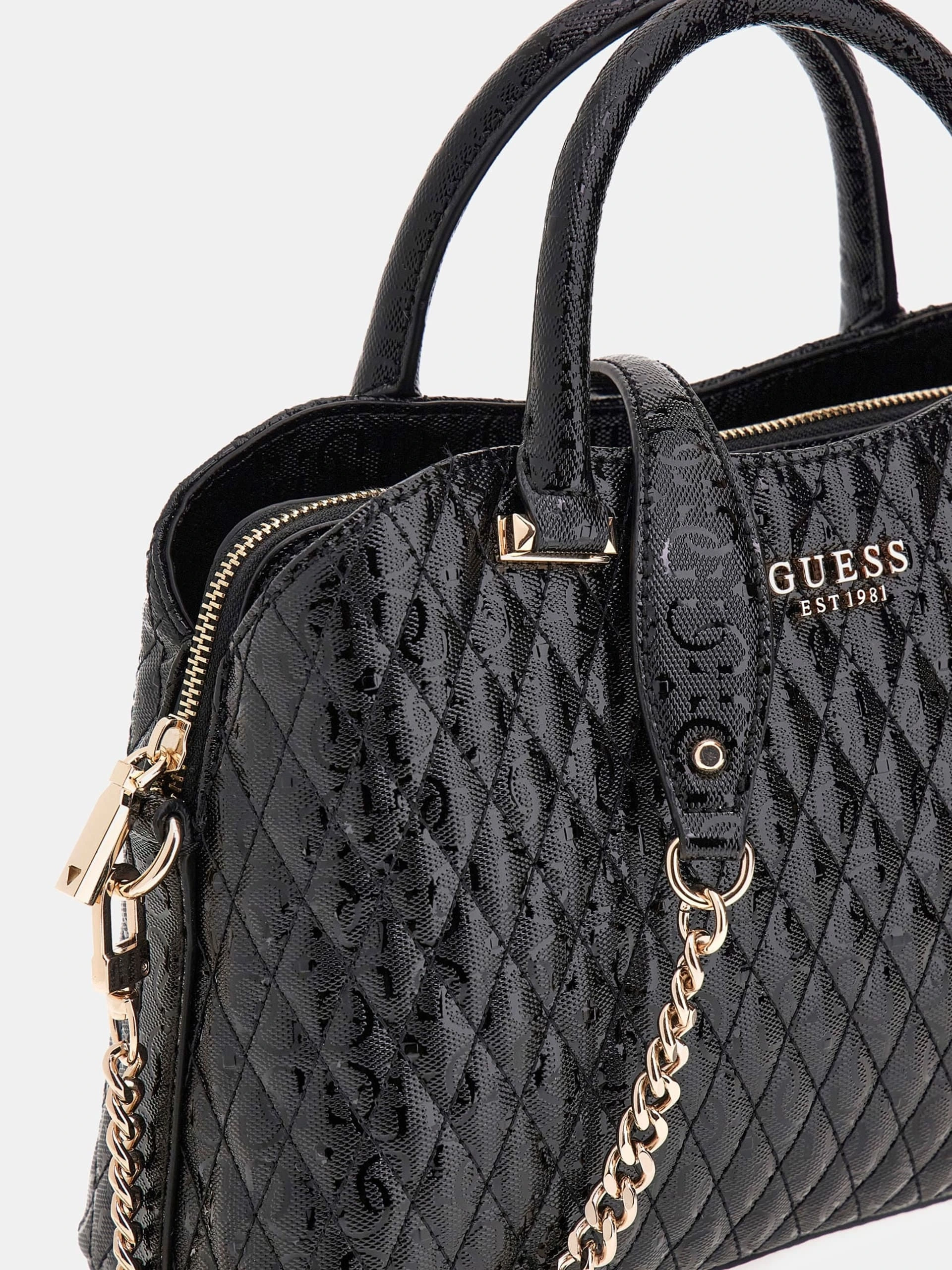 Guess Kadın Siyah Betula Satchel Çanta