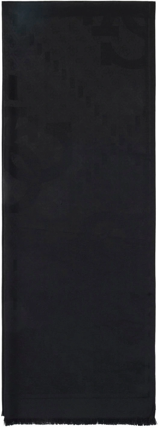 Guess Kadın Siyah Blaise Desenli Şal 70x180