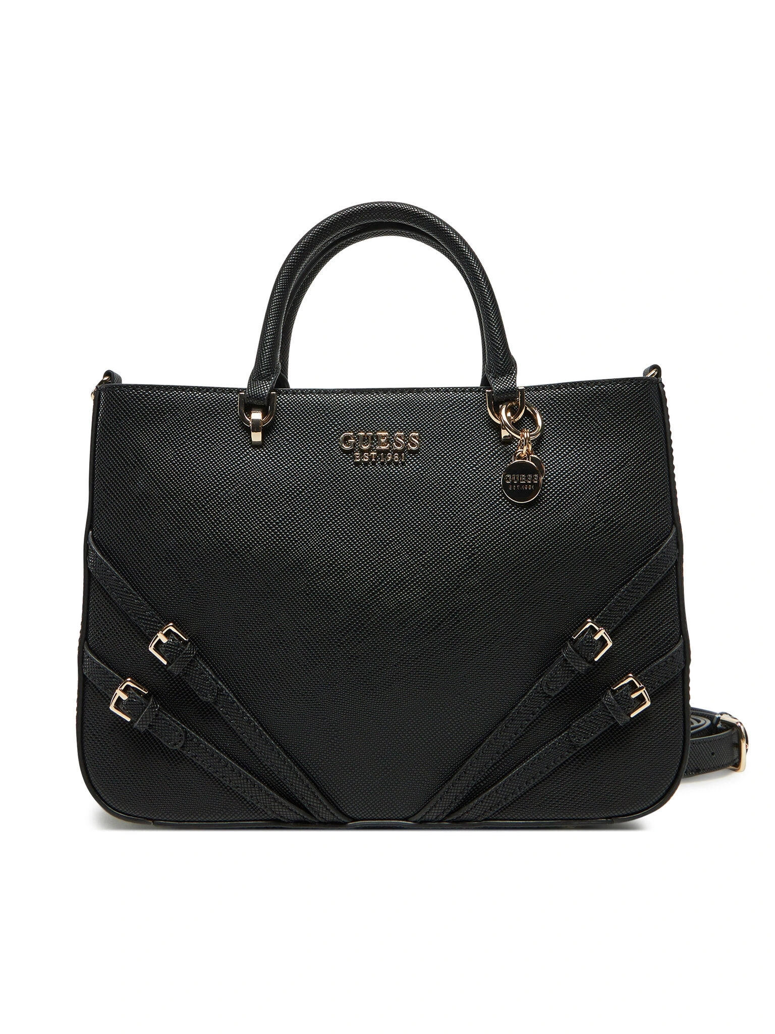 Guess Kadın Siyah Bramina Girlfriend Satchel Çanta