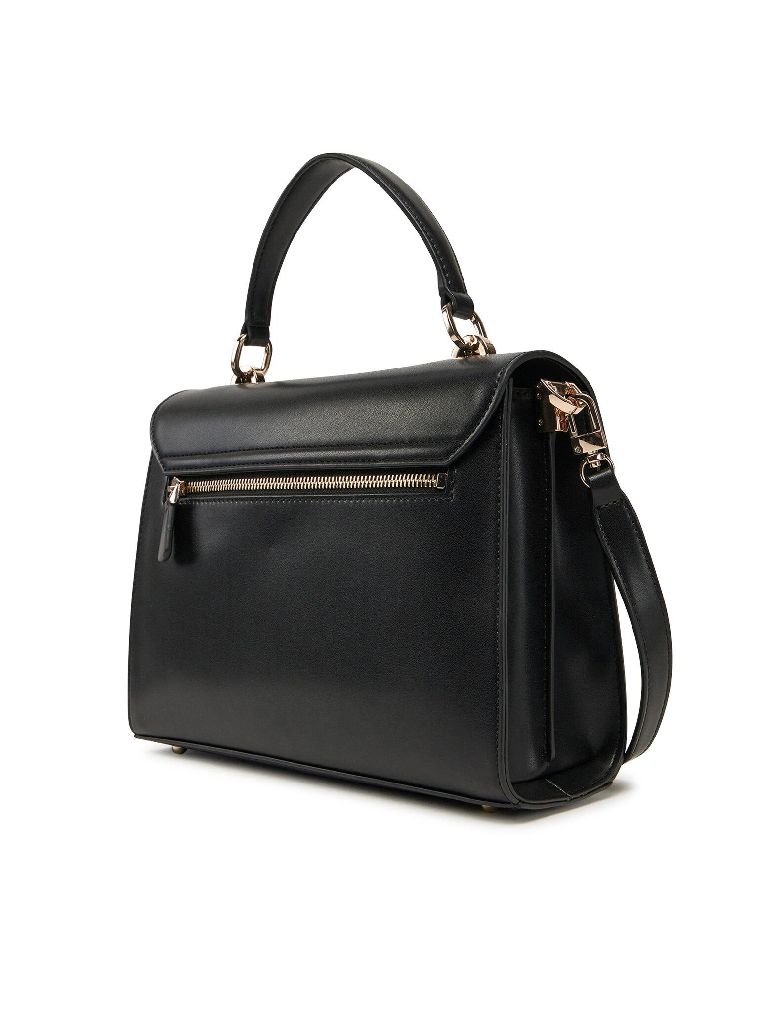 Guess Kadın Siyah Eco Aldith El Saplı Flap Çanta