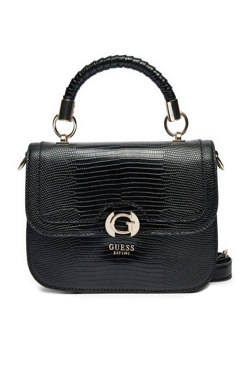 Guess Kadın Siyah Desenli El Çantası