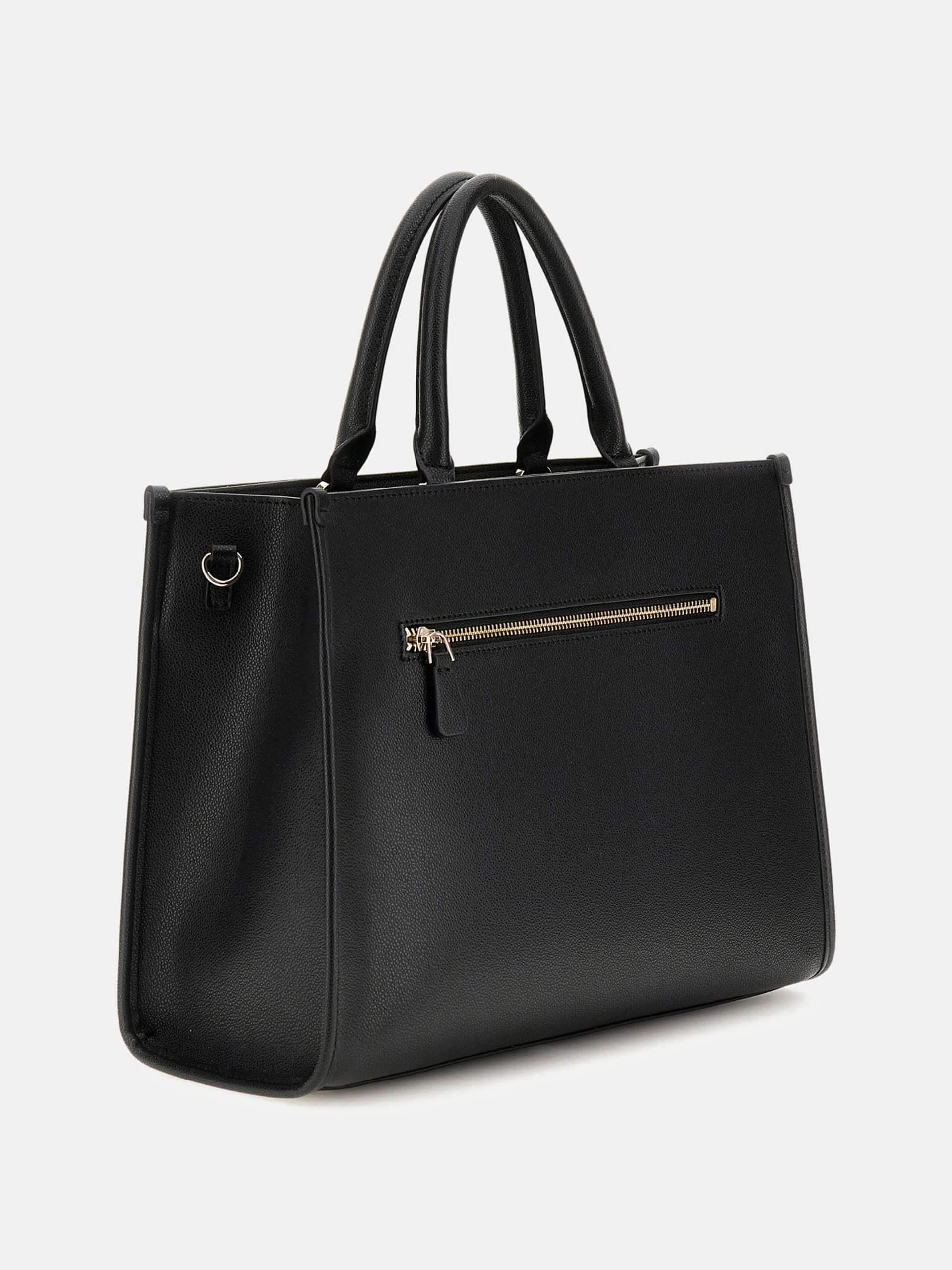 Guess Kadın Siyah Nastra İki Bölmeli Tote Çanta