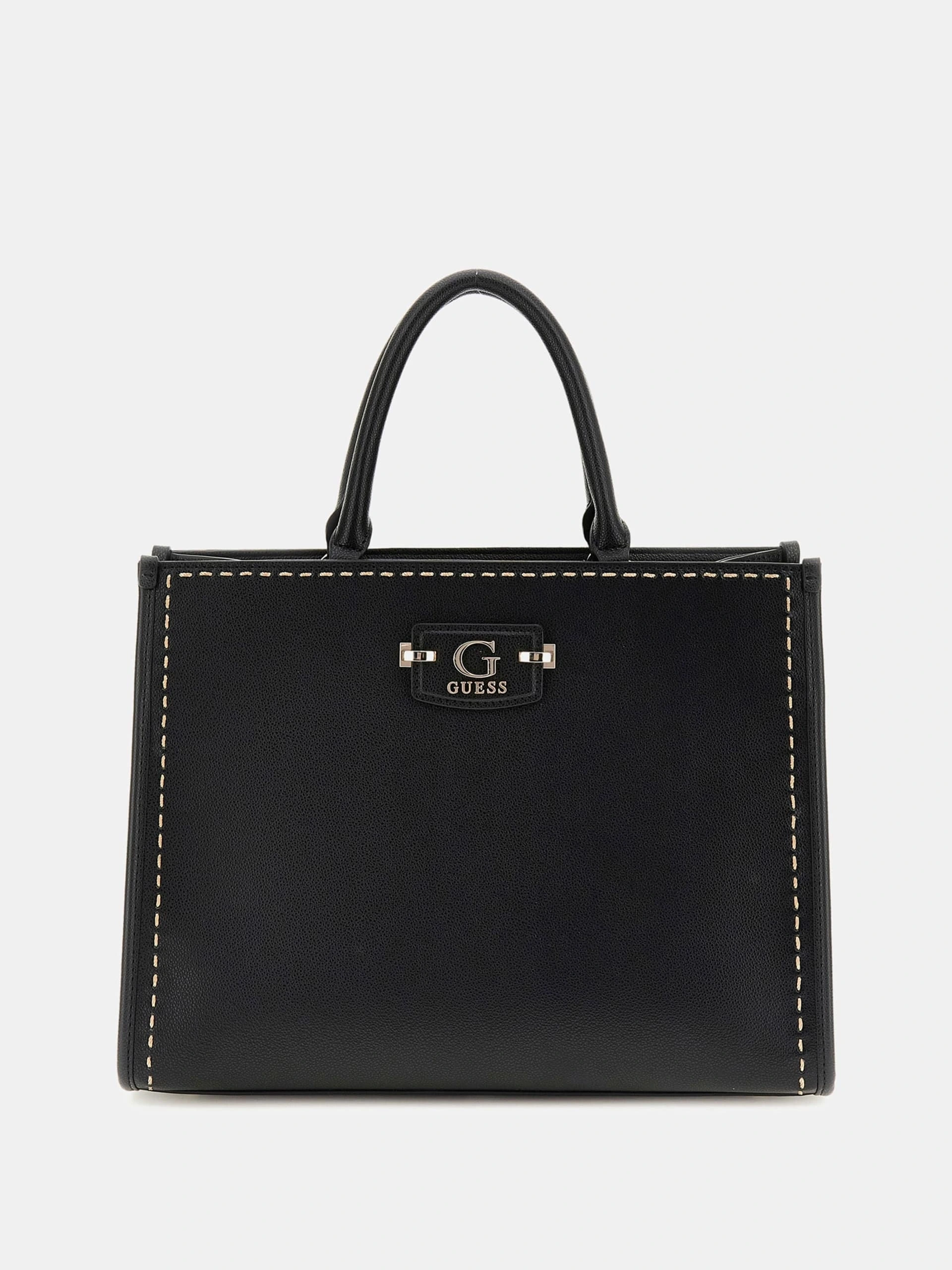 Guess Kadın Siyah Nastra İki Bölmeli Tote Çanta