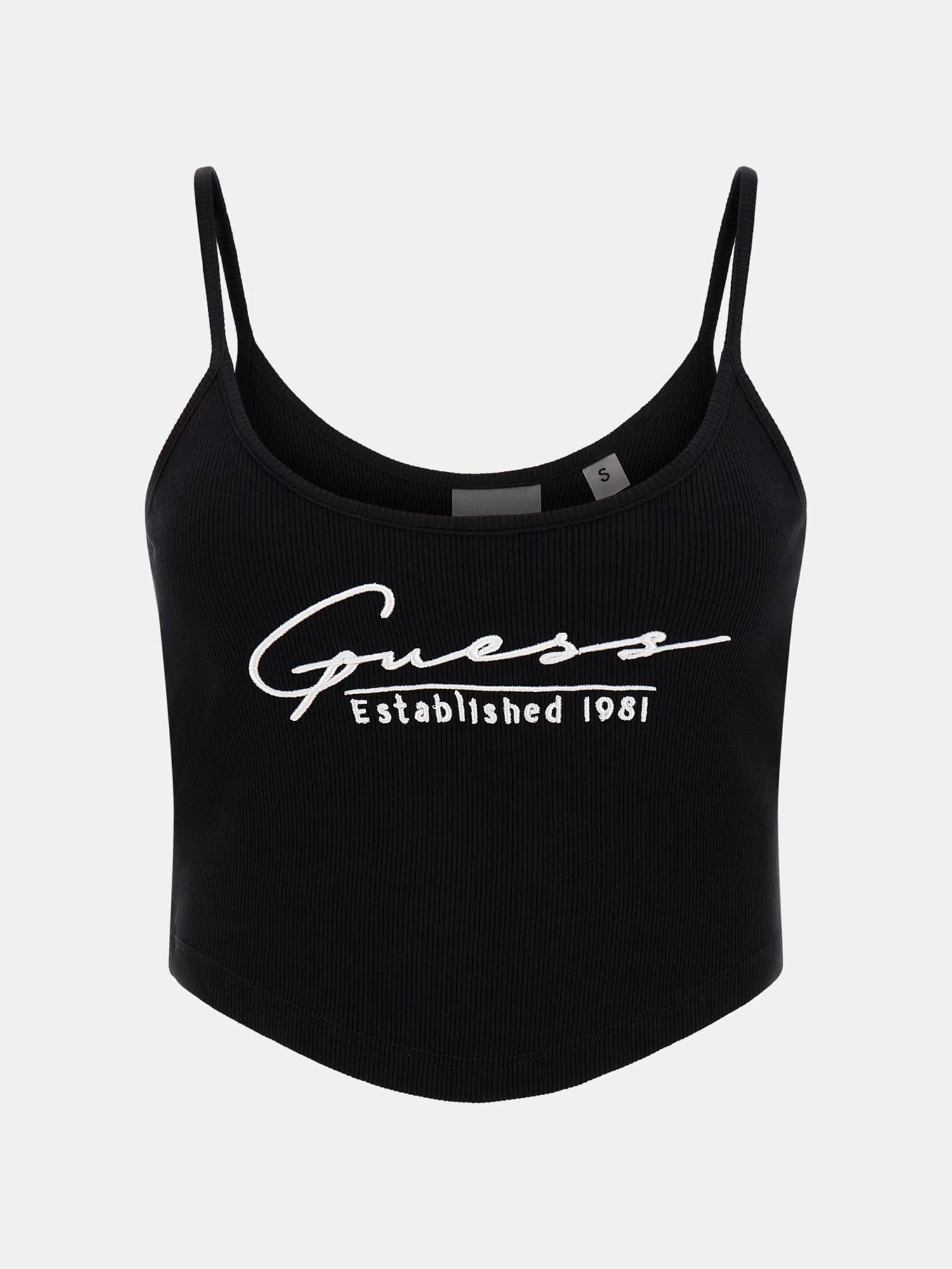 Guess Kadın Siyah Sunflower Ribana Bluz
